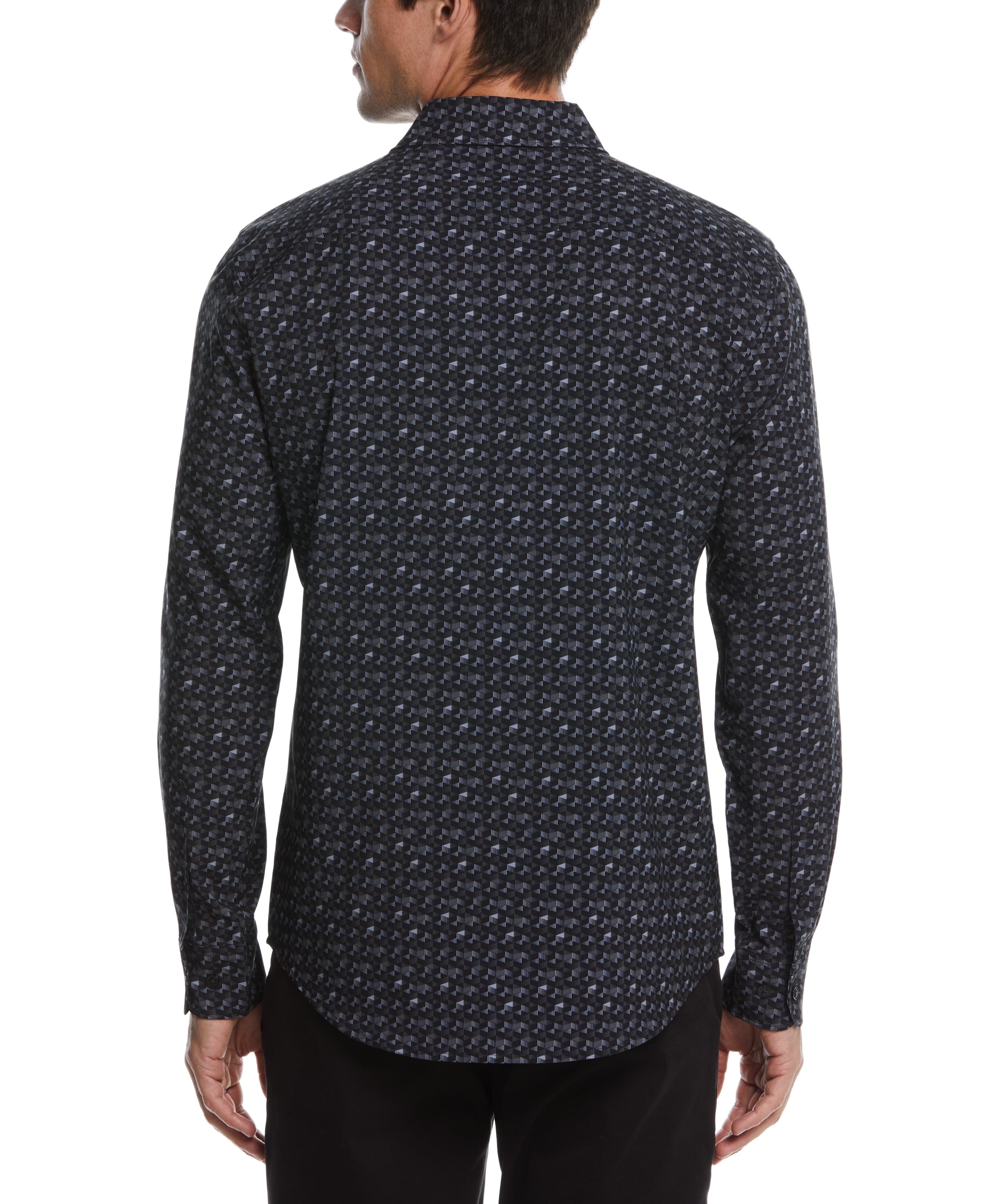 Total Stretch Geo Print Shirt