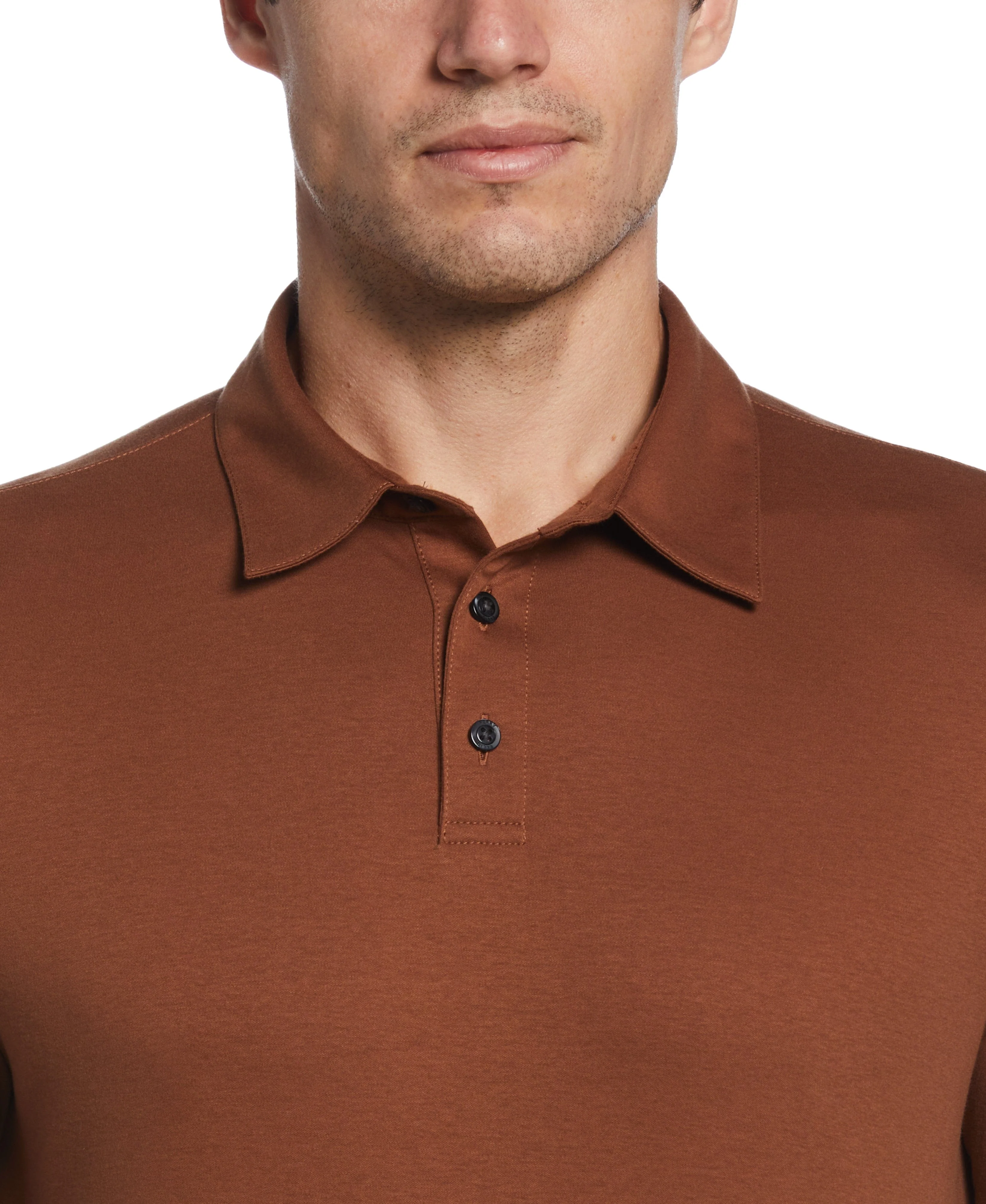 Smart Interlock Solid Polo