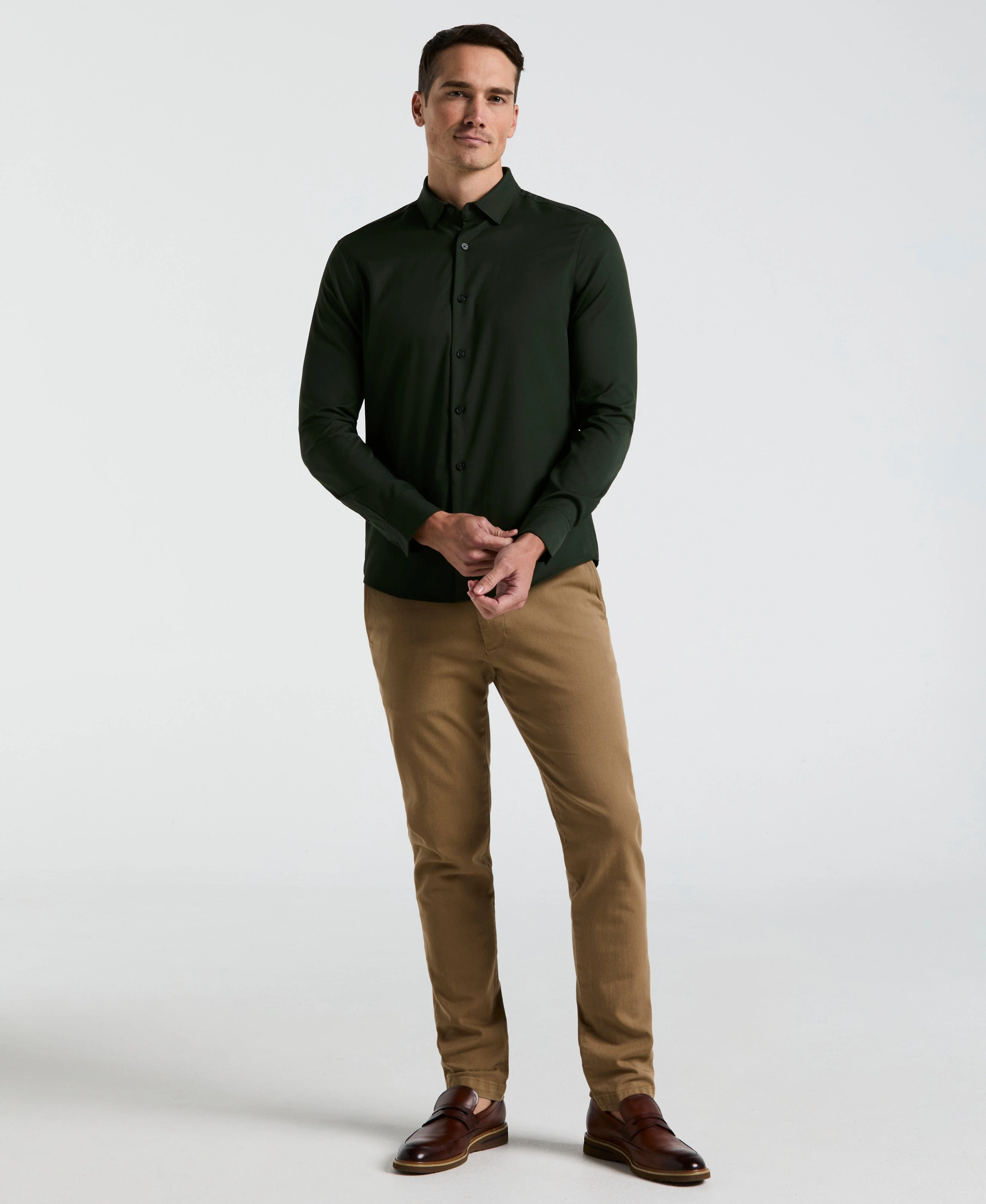 Untucked Total Stretch Slim Fit Shirt