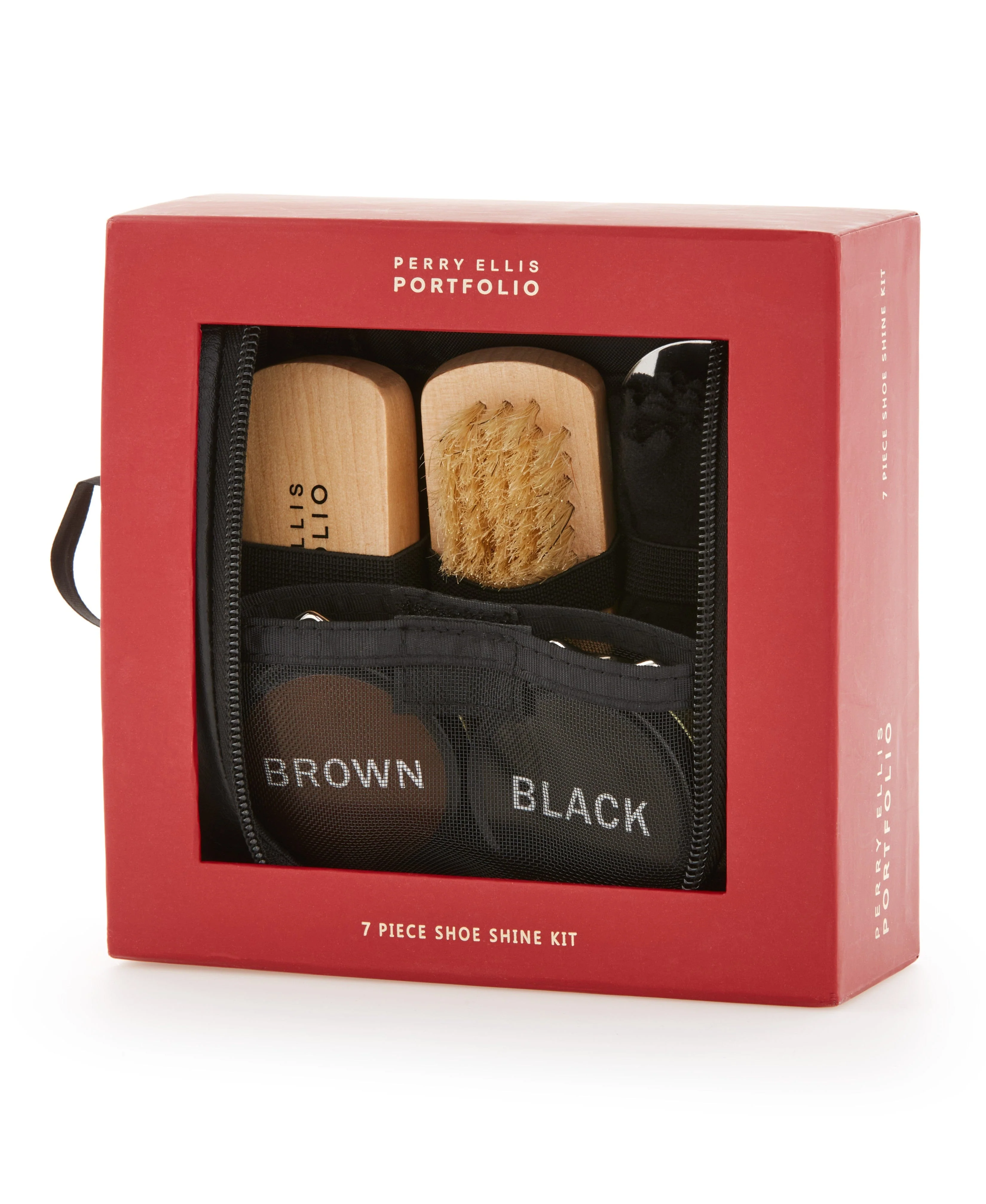 7 Piece Shoe Shine Kit