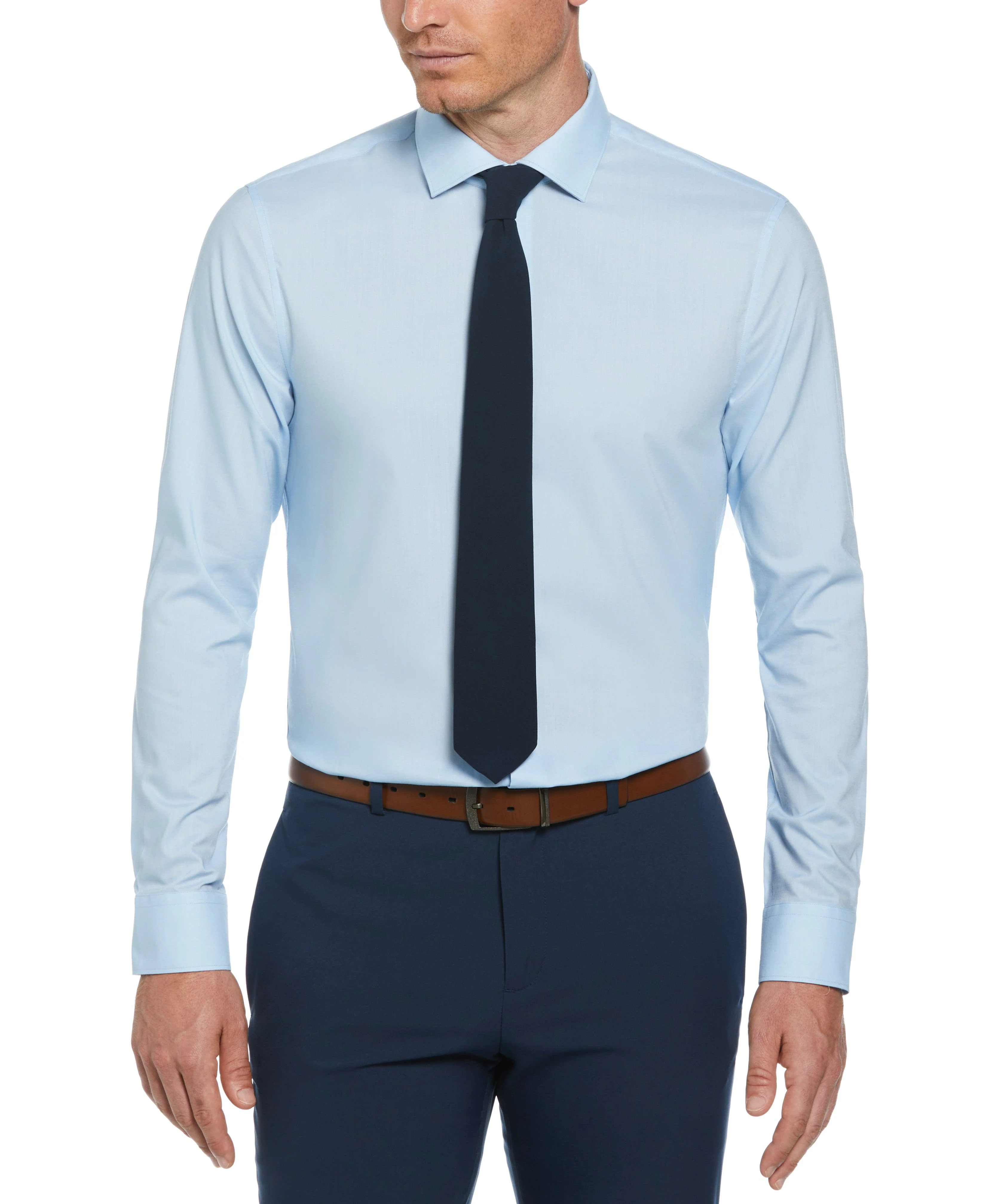 Slim Fit Luxe Button-Down Tencel Twill Dress Shirt