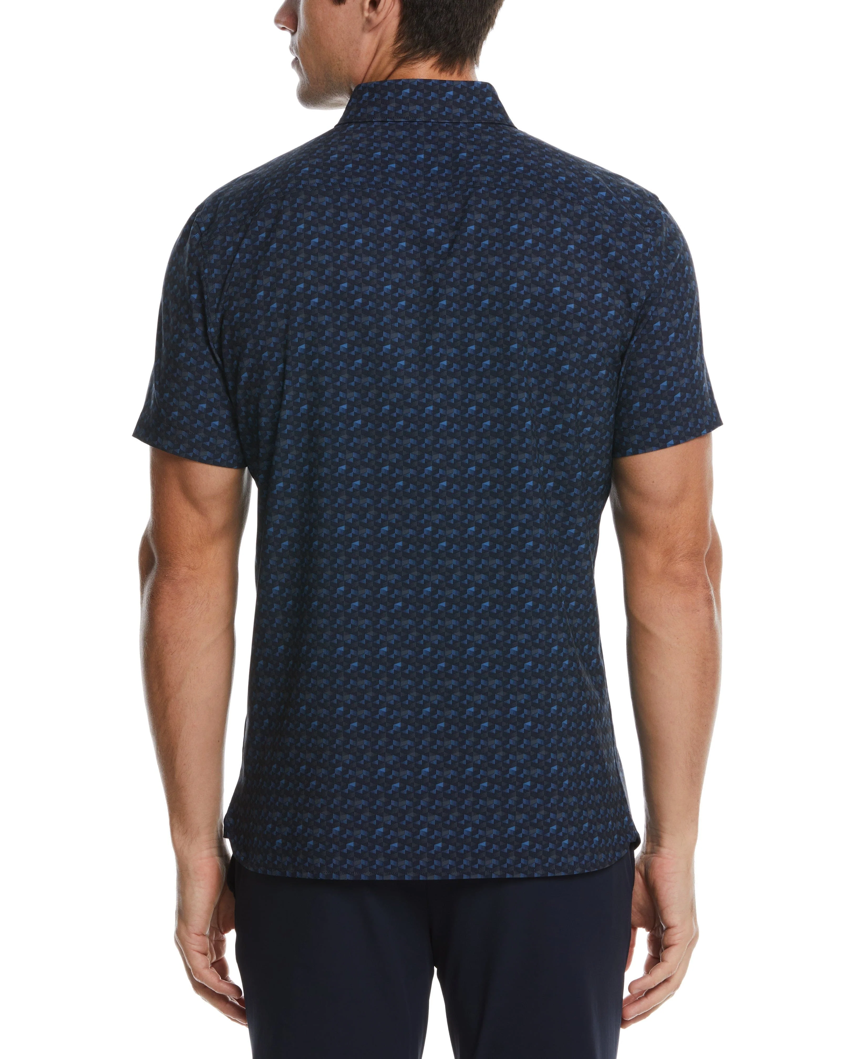 Total Stretch Geo Print Shirt