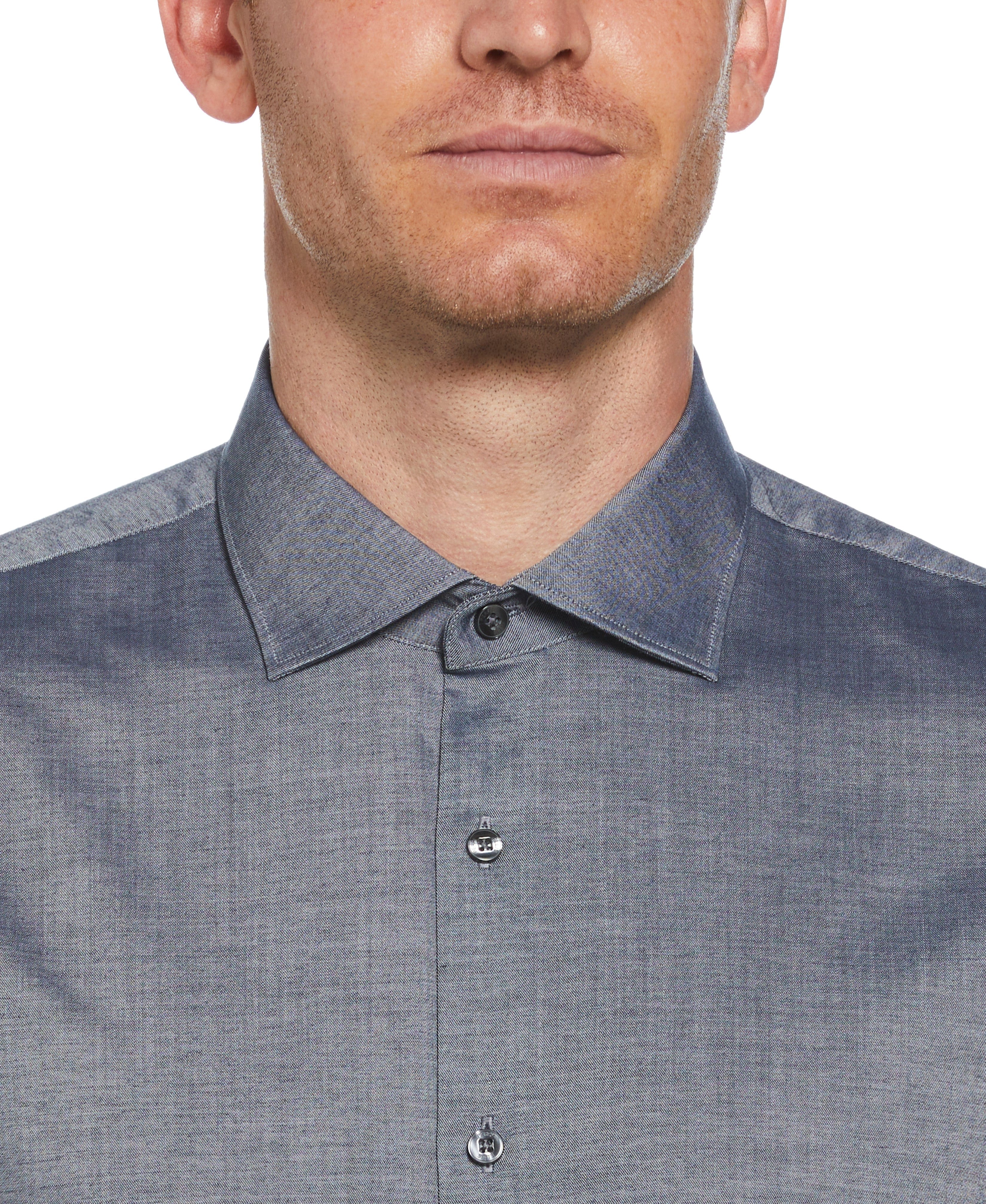 Slim Fit Luxe Button-Down Tencel Twill Dress Shirt