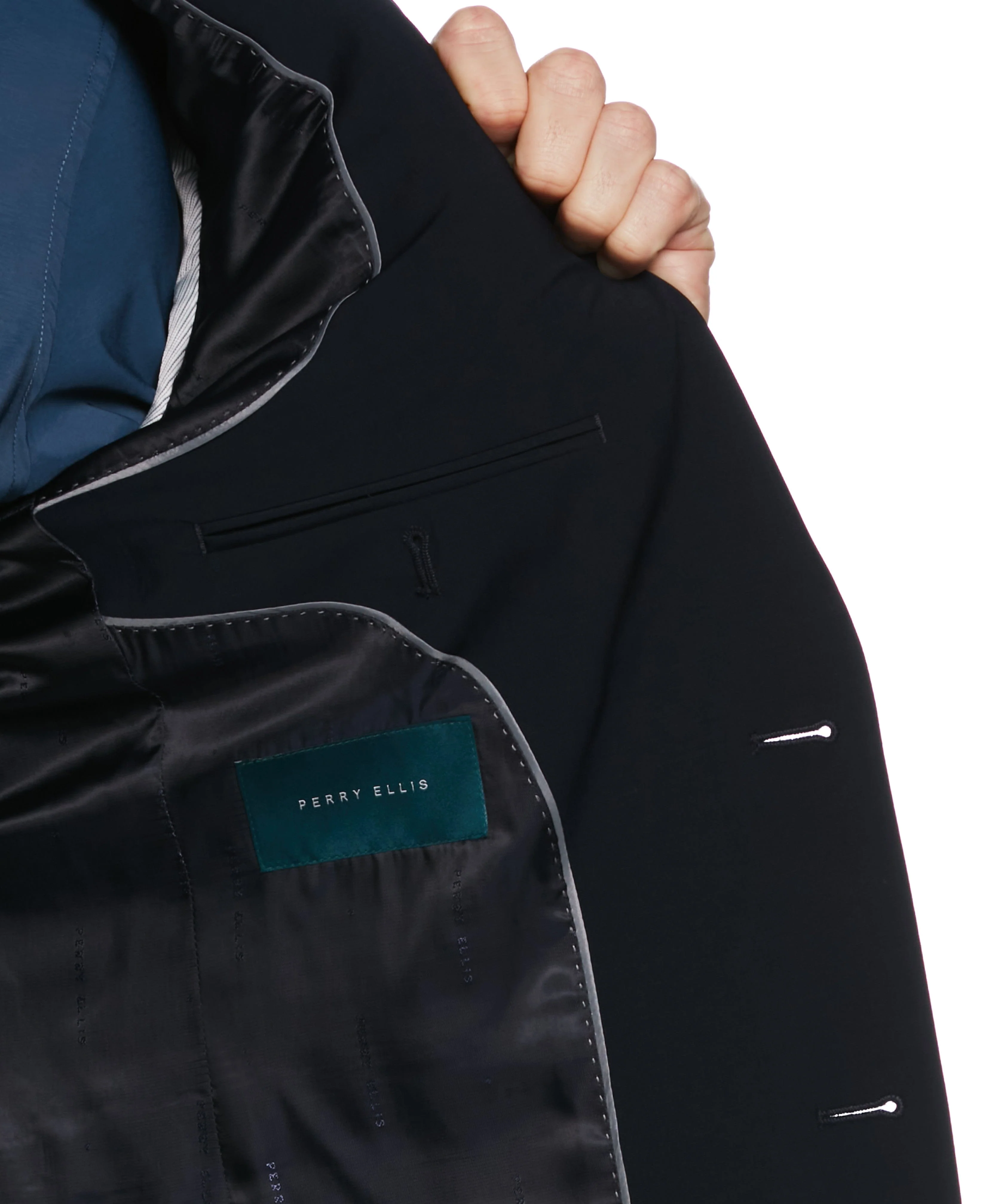 Slim Fit Textured Suit Jacket