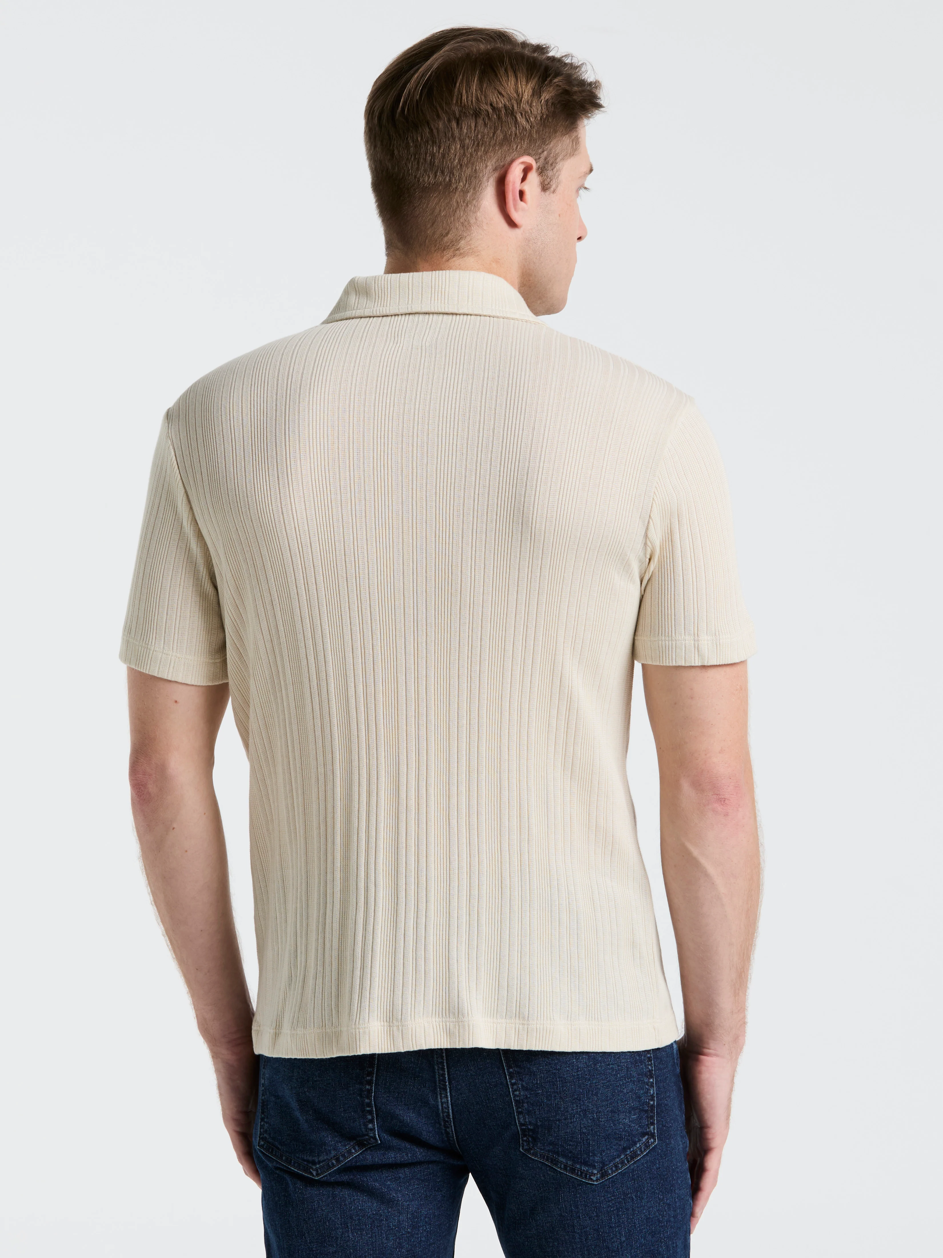 Ribbed Stripe Shirt