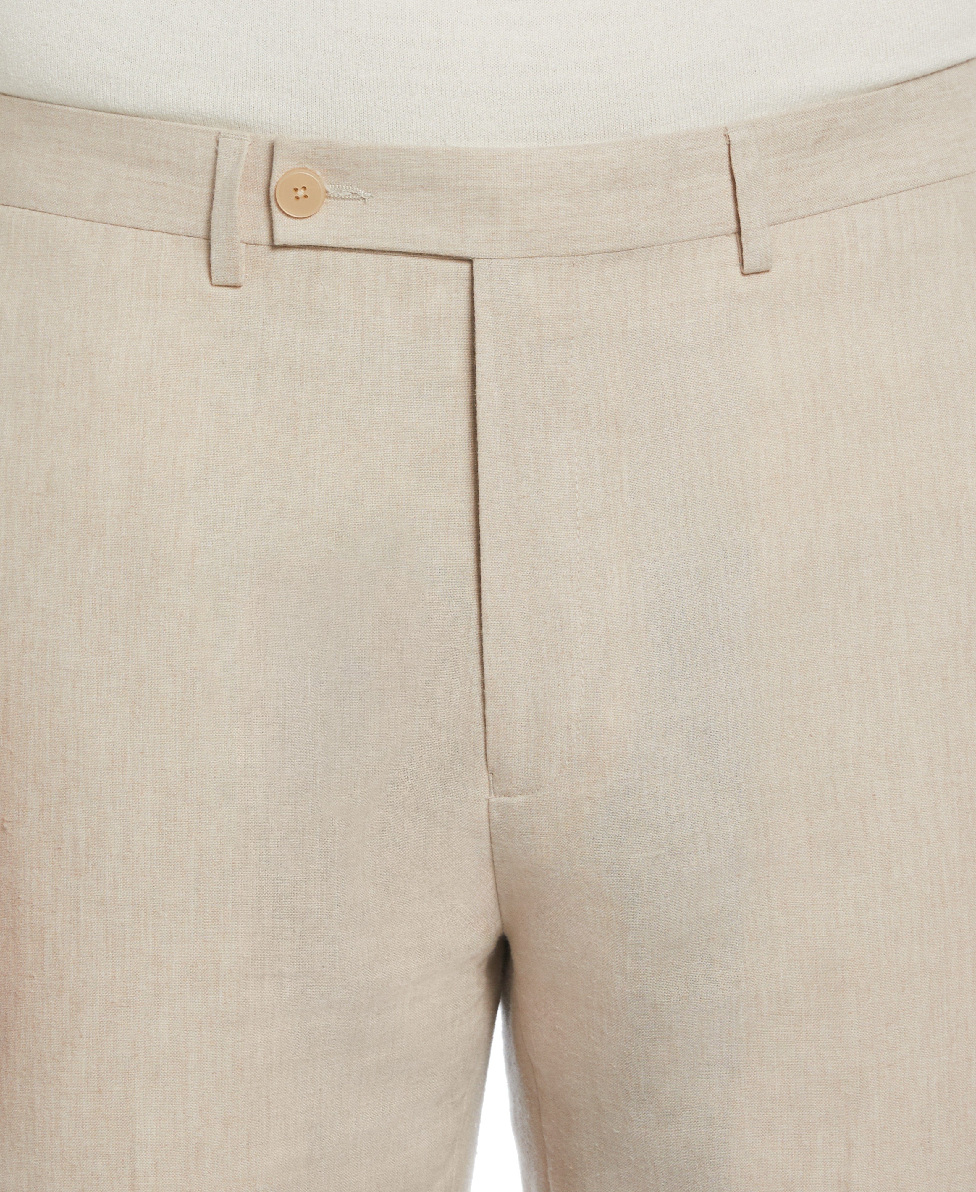 Slim Fit Linen Blend Suit Pant