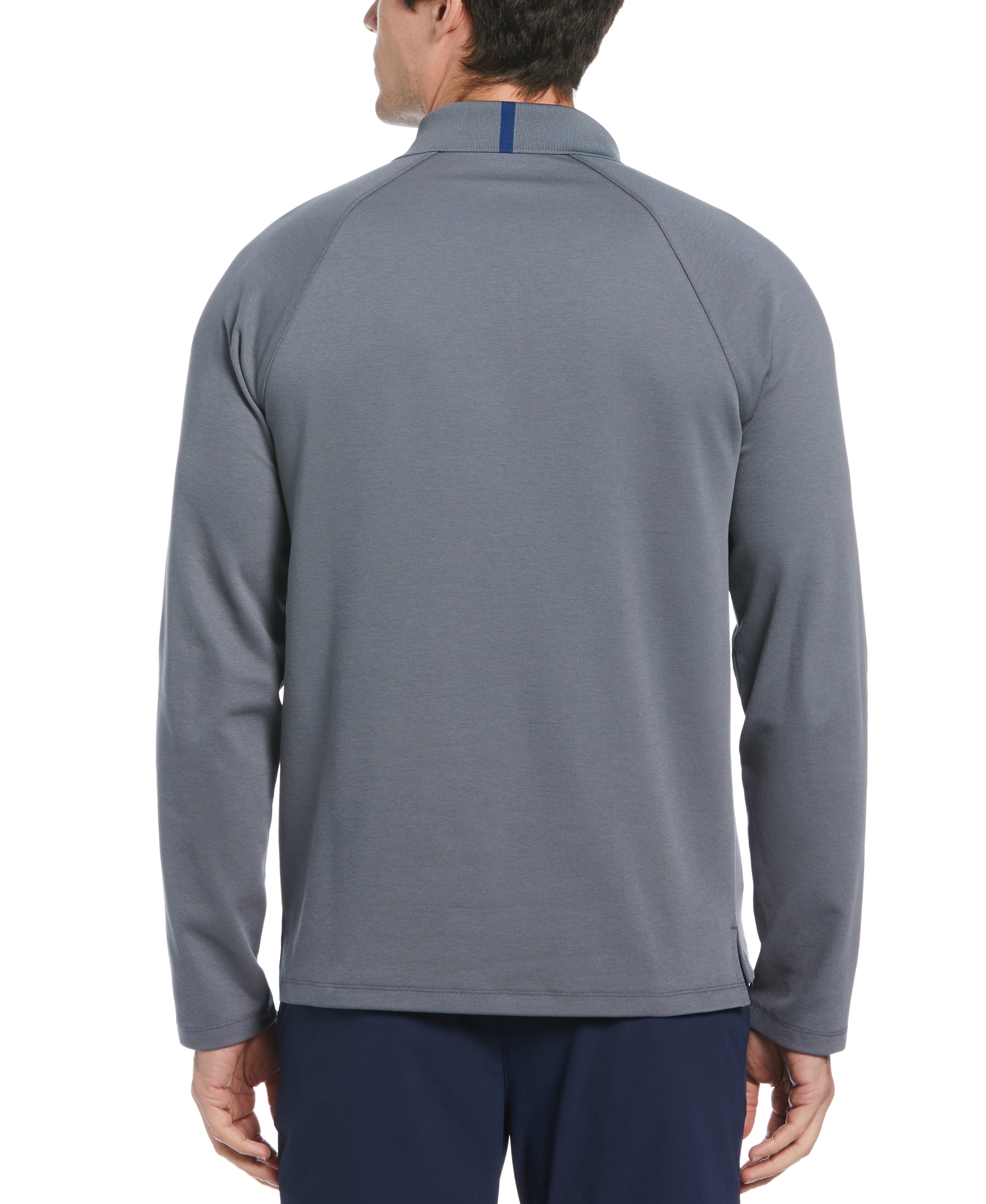 Solid Stealth Zip Polo