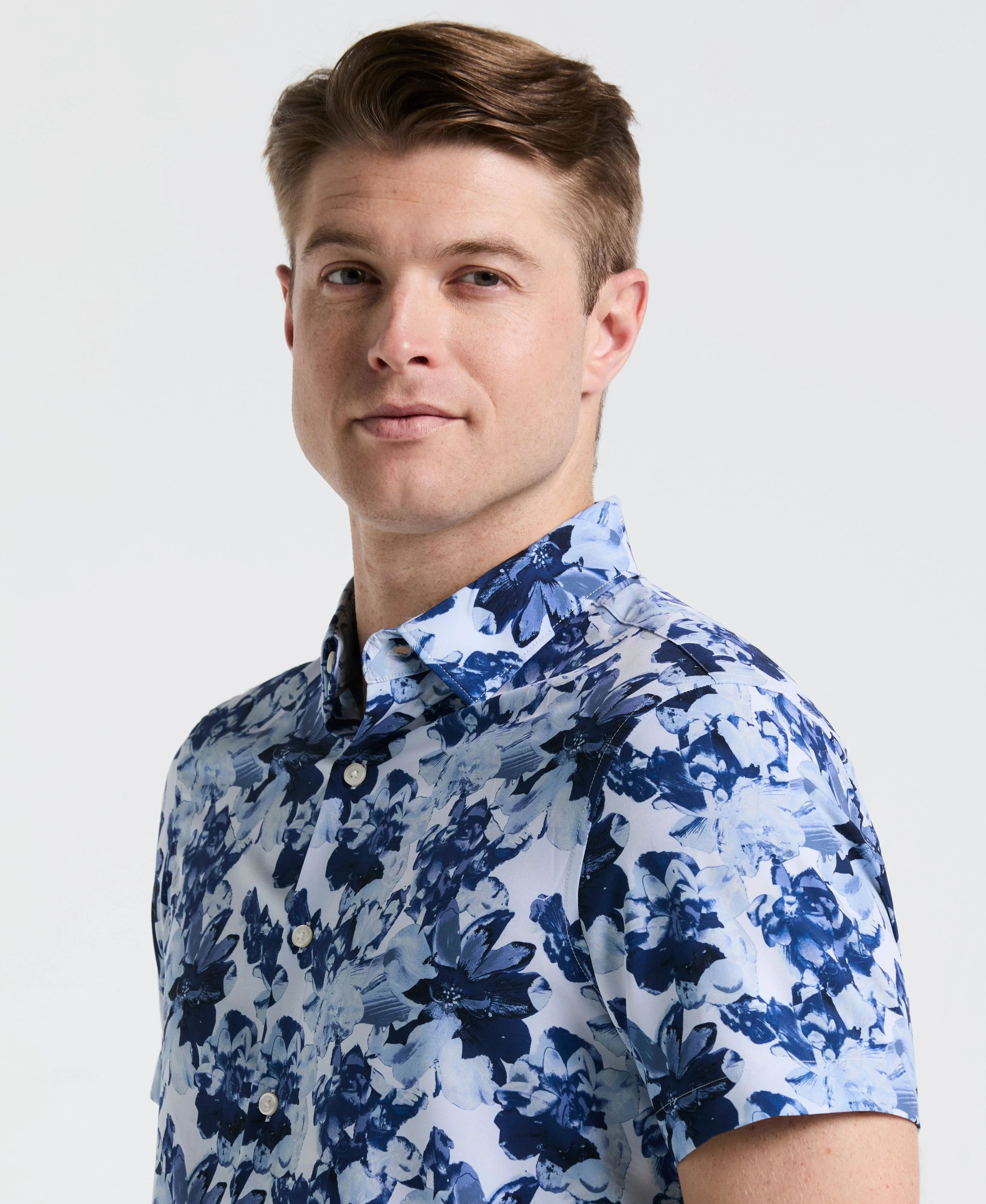 Slim Fit Floral Print Shirt