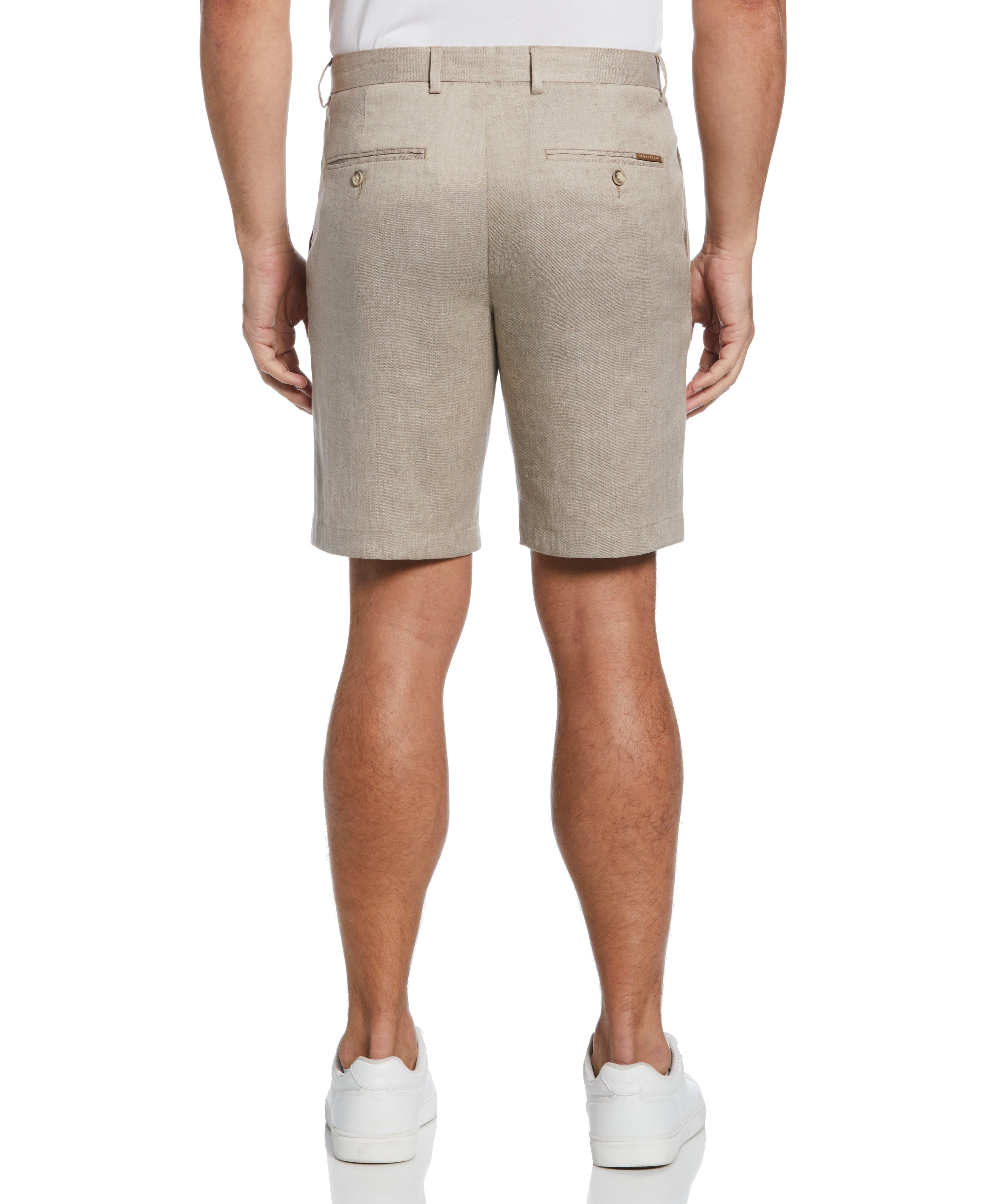 Linen Blend Summer Suit Short