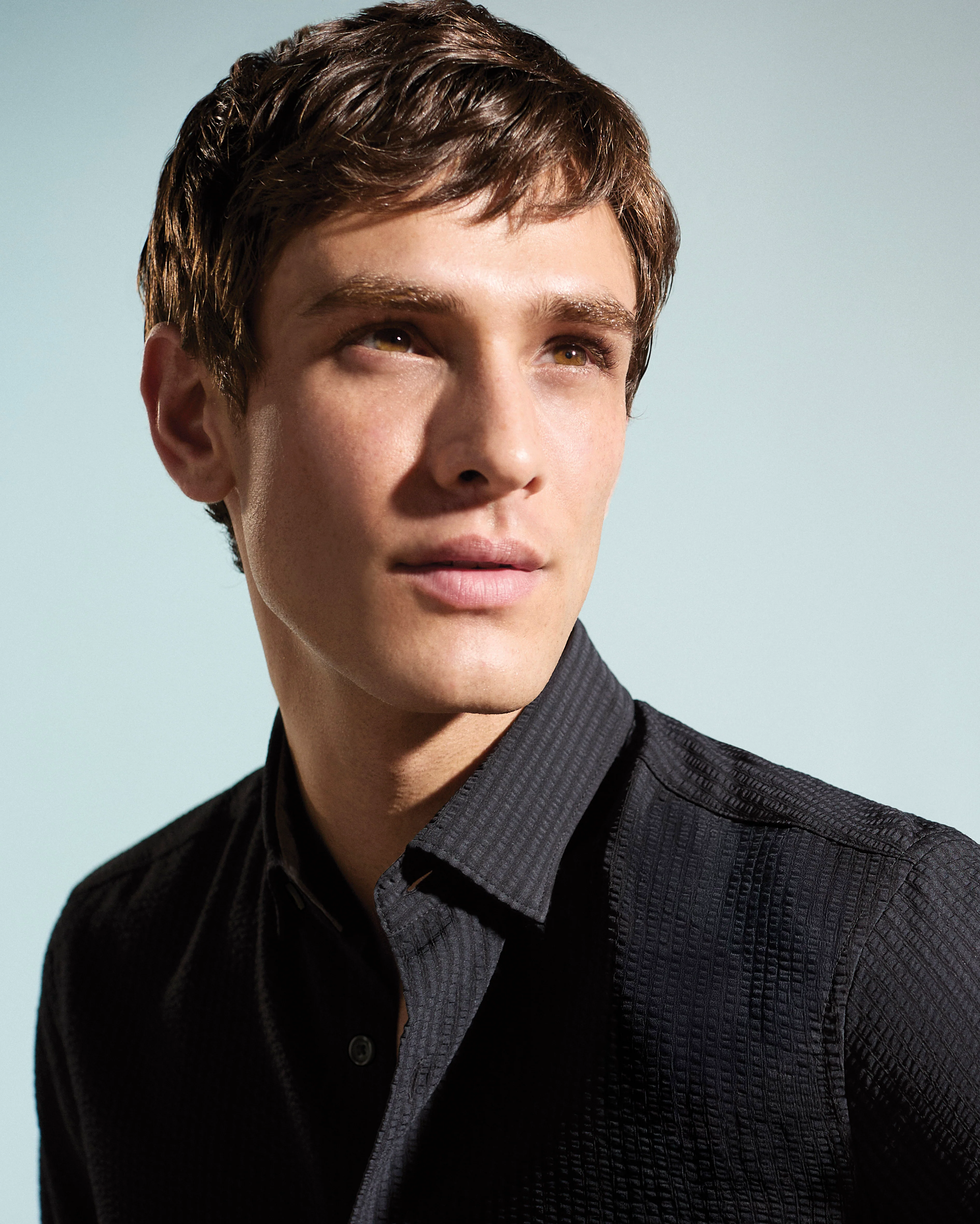 Stretch Seersucker Slim Fit Shirt