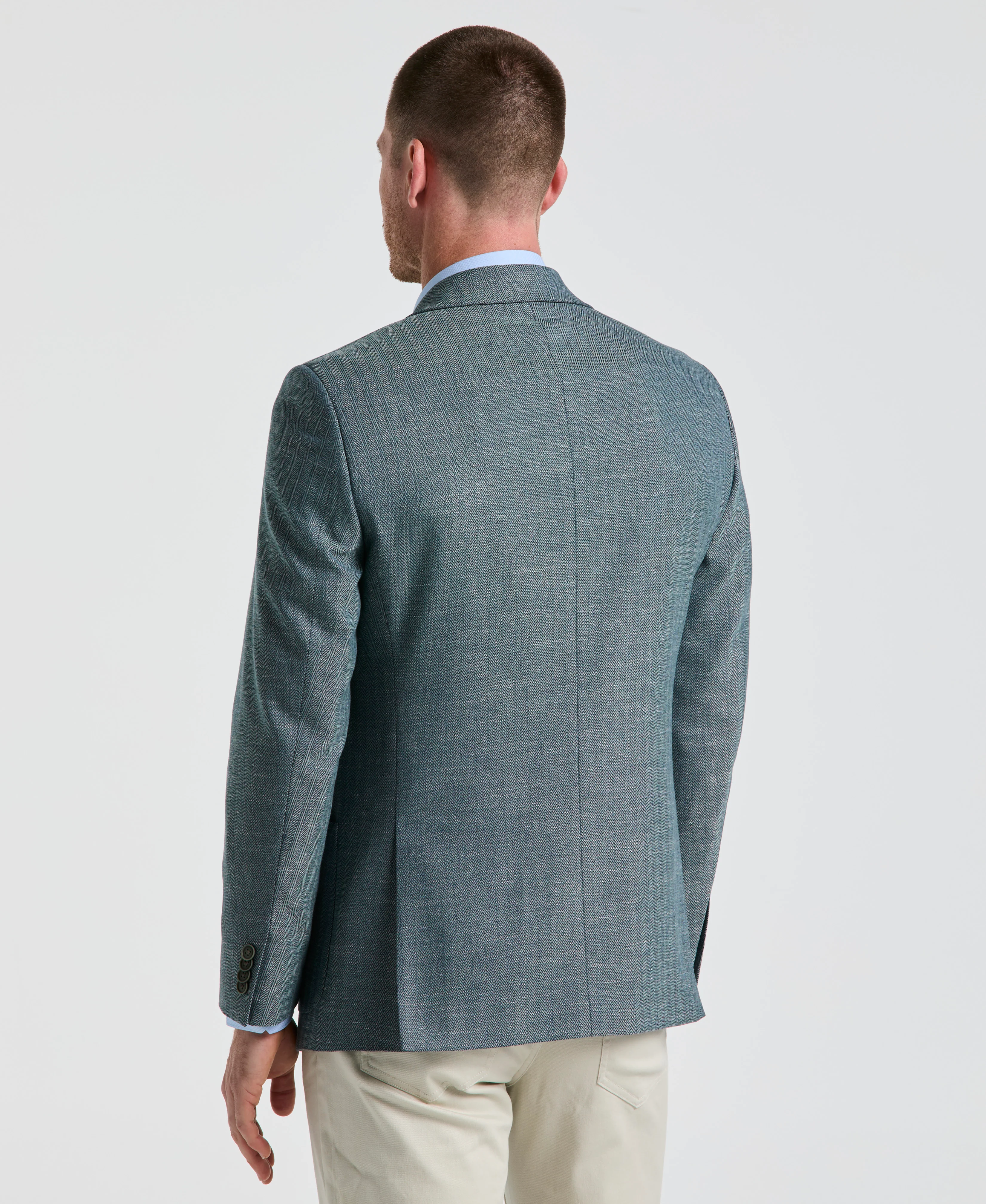 Herringbone Pattern Sports Coat
