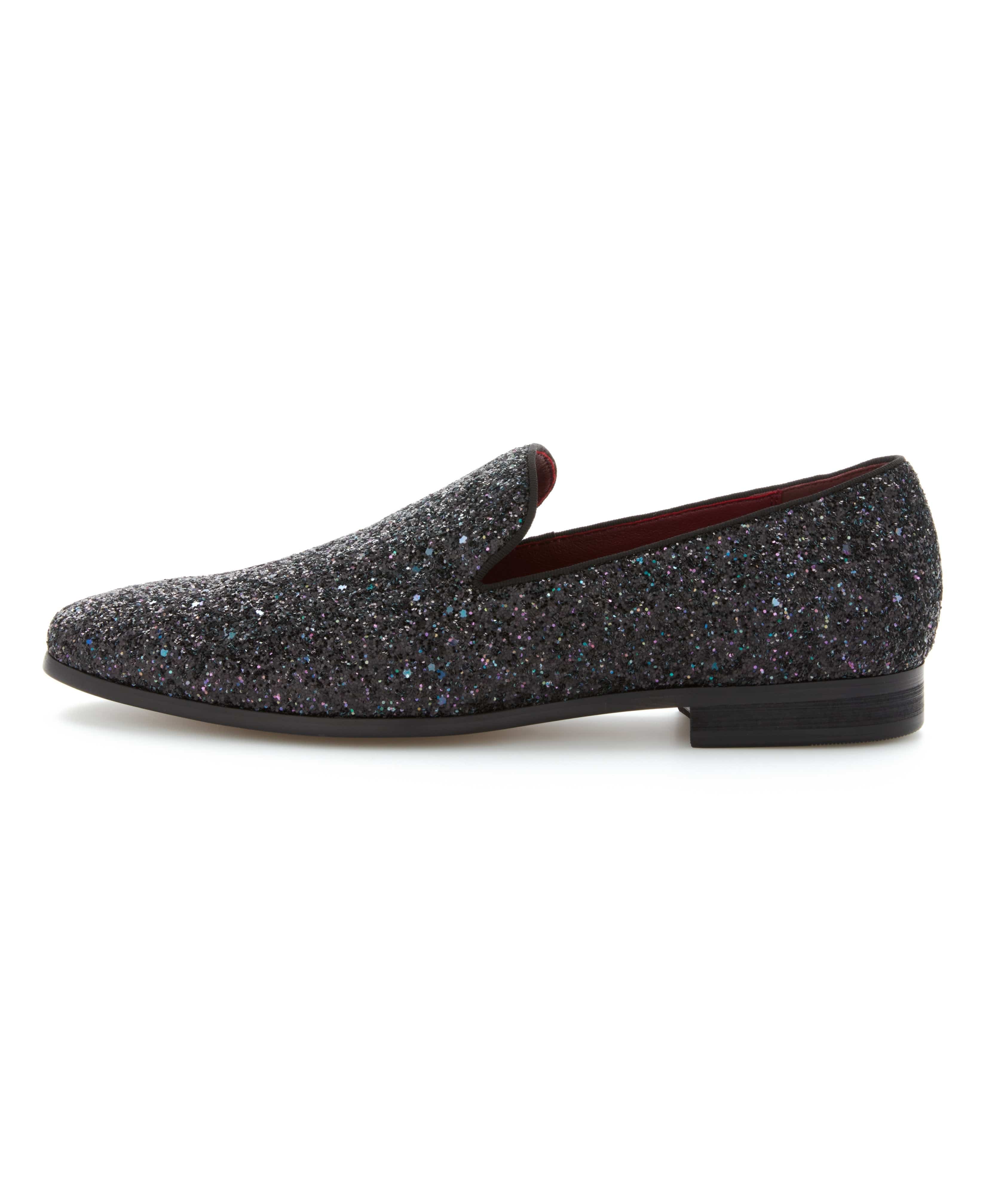 Iridescent Glitter Loafers