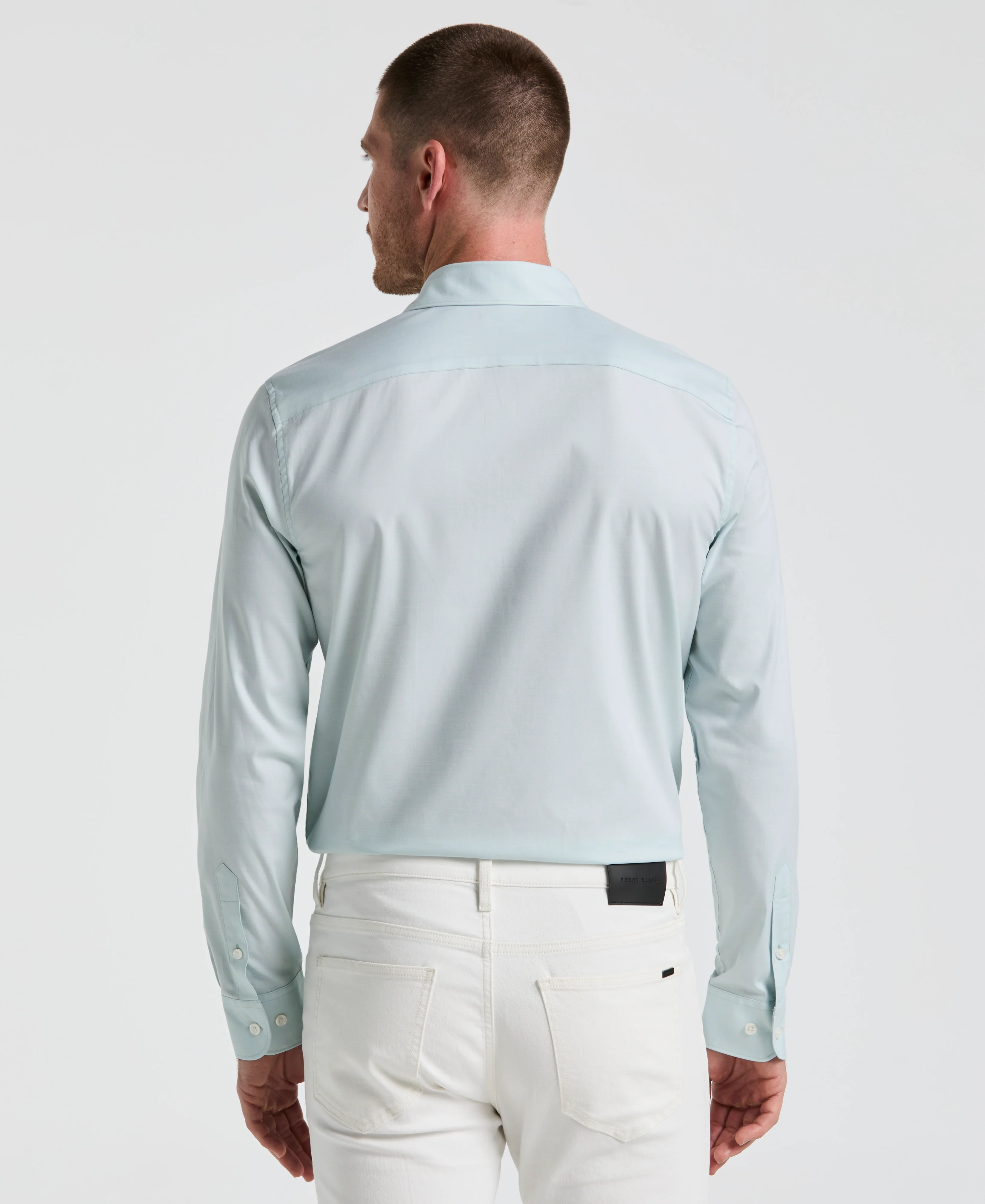 Dobby Cotton Stretch Slim Fit Shirt