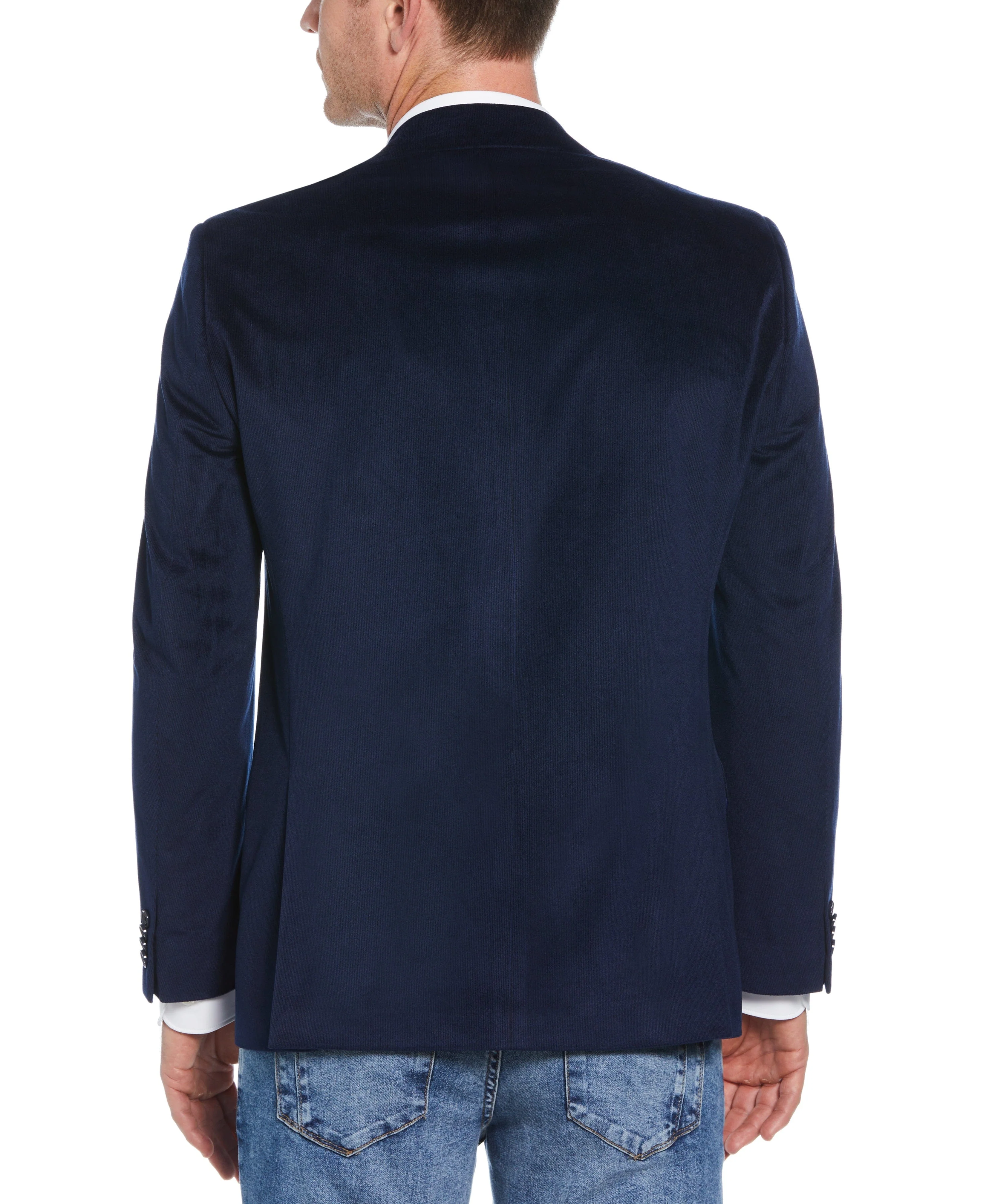 Slim Fit Notch Lapel Corduroy Sport Coat