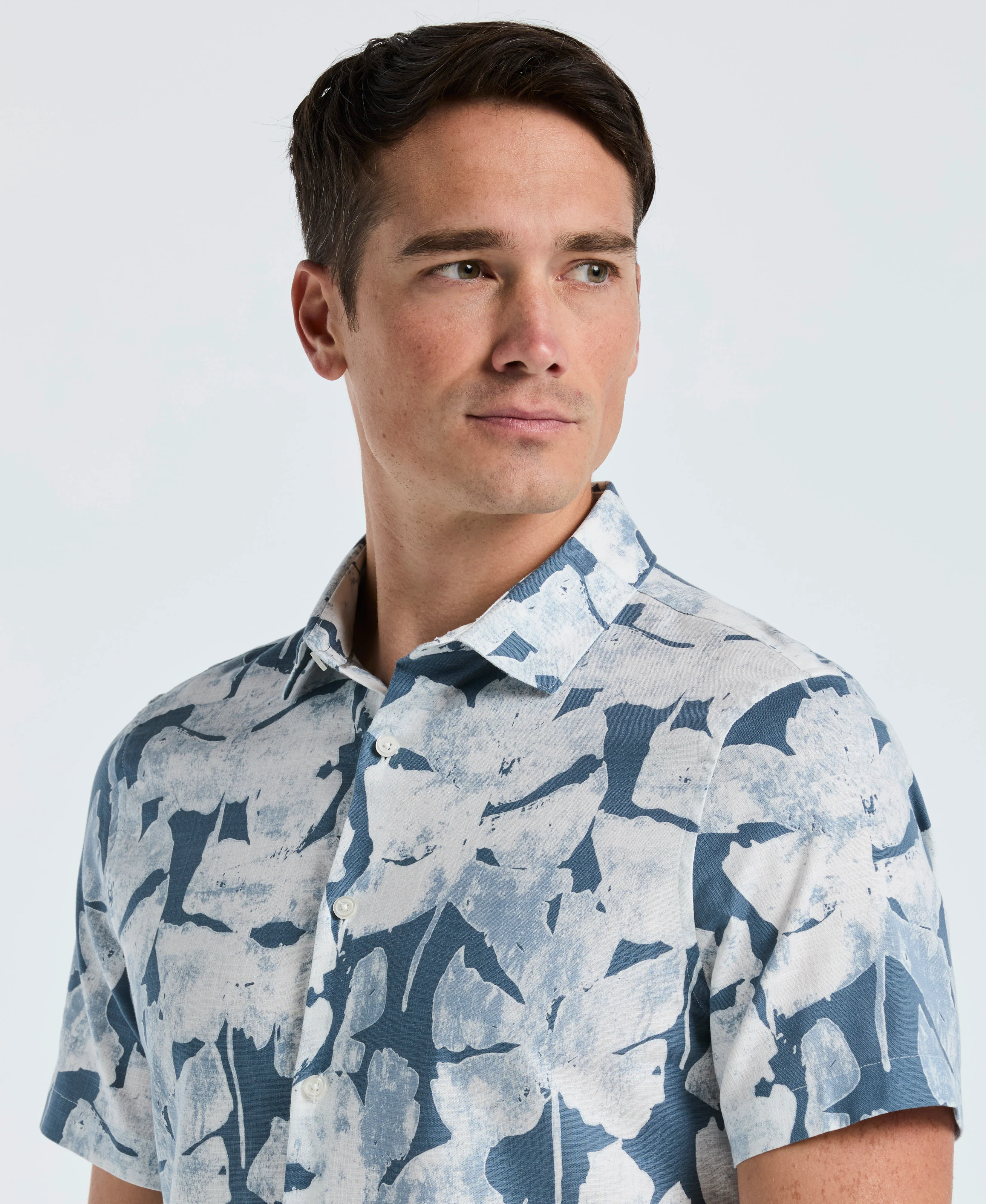 Leaf Print Shirt