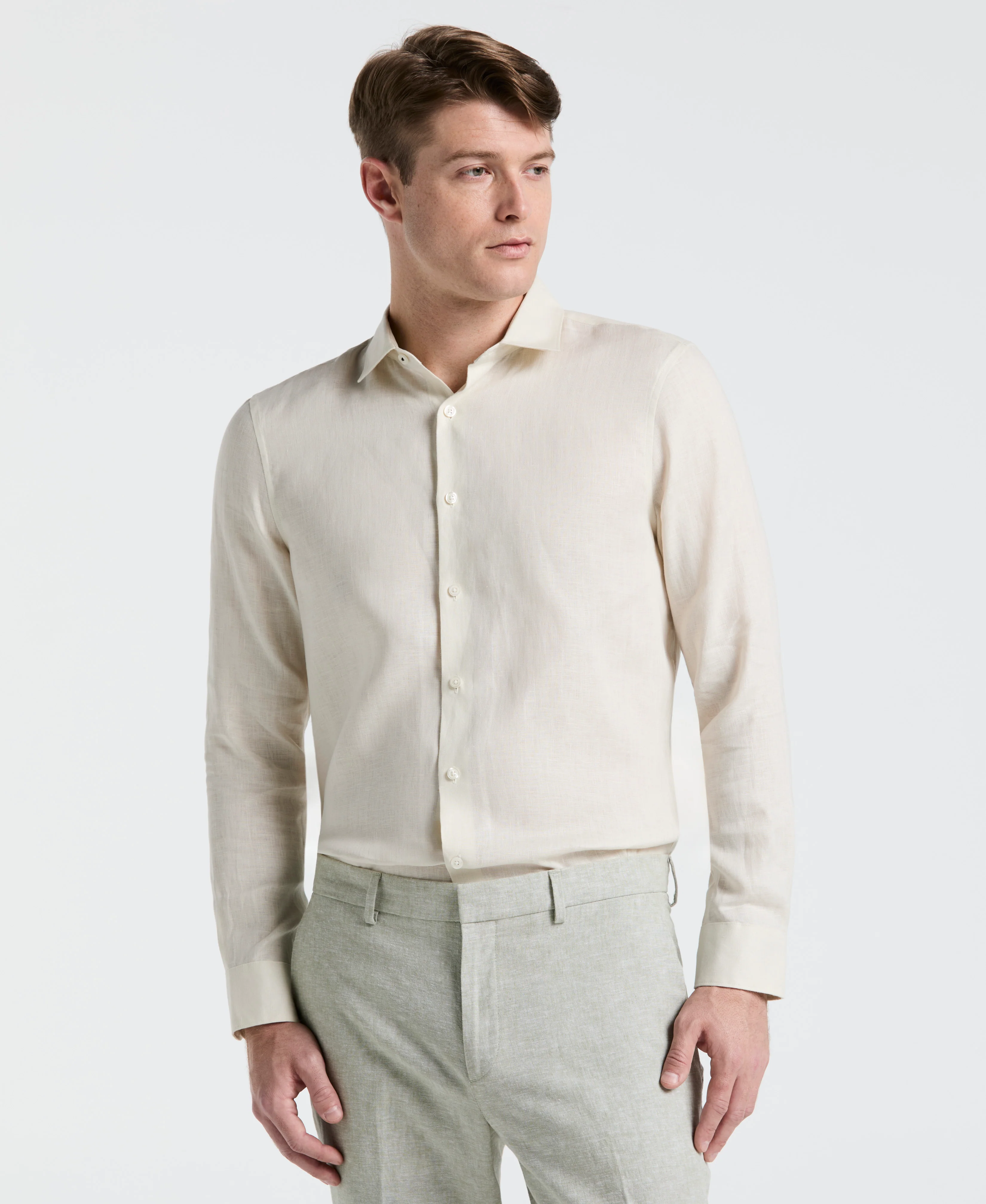 Solid Linen Shirt