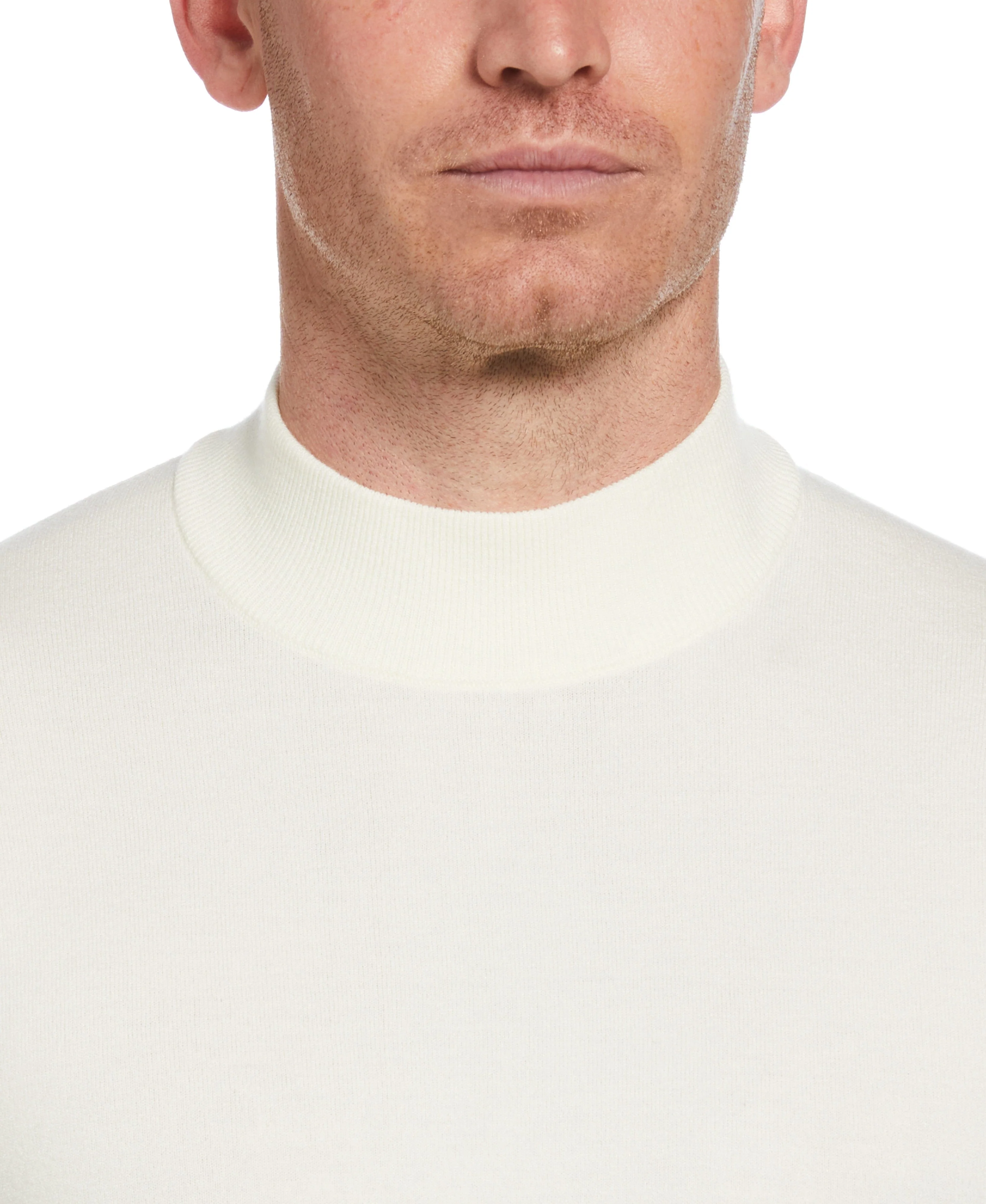 Tech Knit Mock Neck Pullover Sweater