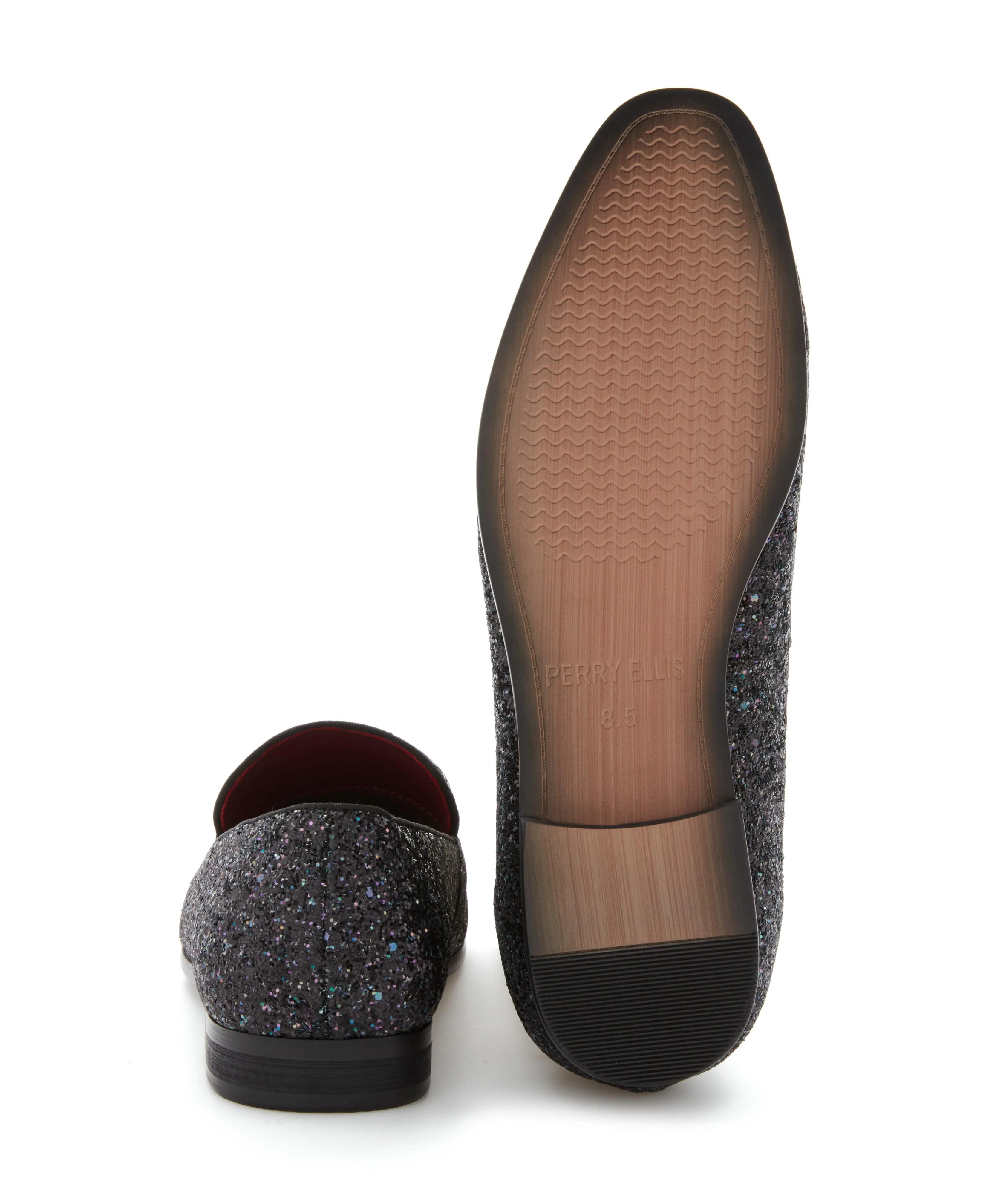 Iridescent Glitter Loafers