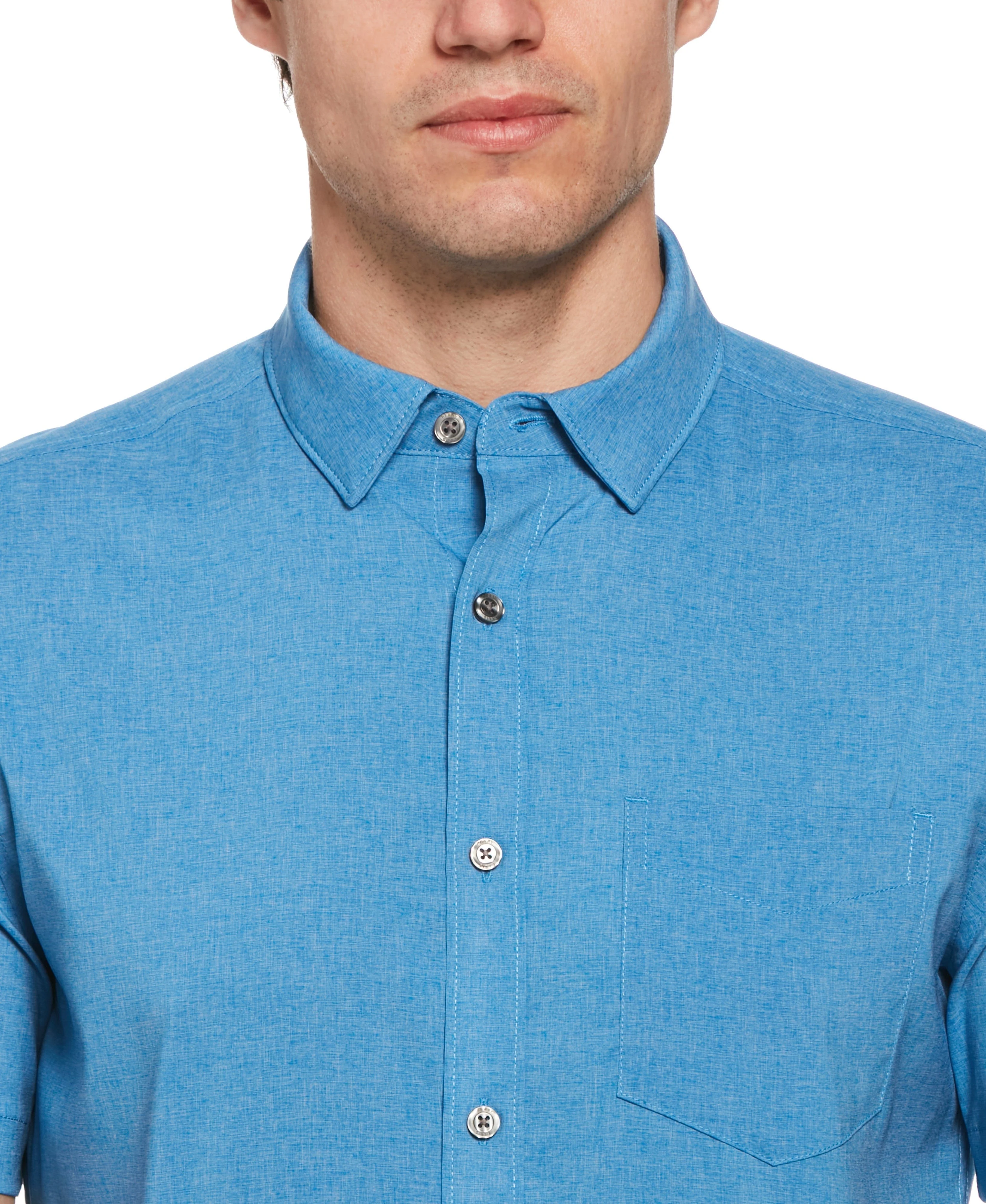 Slim Fit Total Stretch Heather Shirt