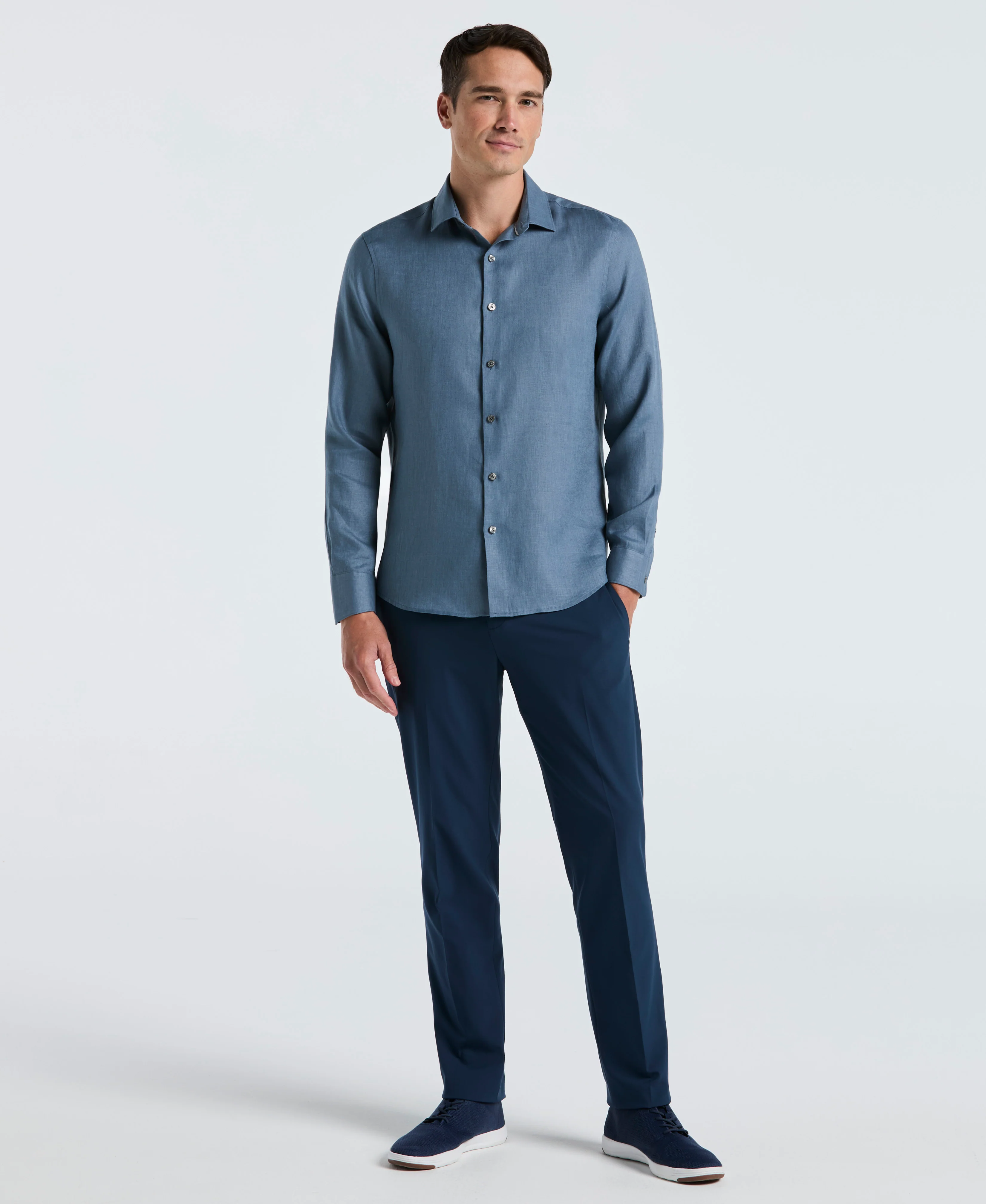 Solid Linen Shirt
