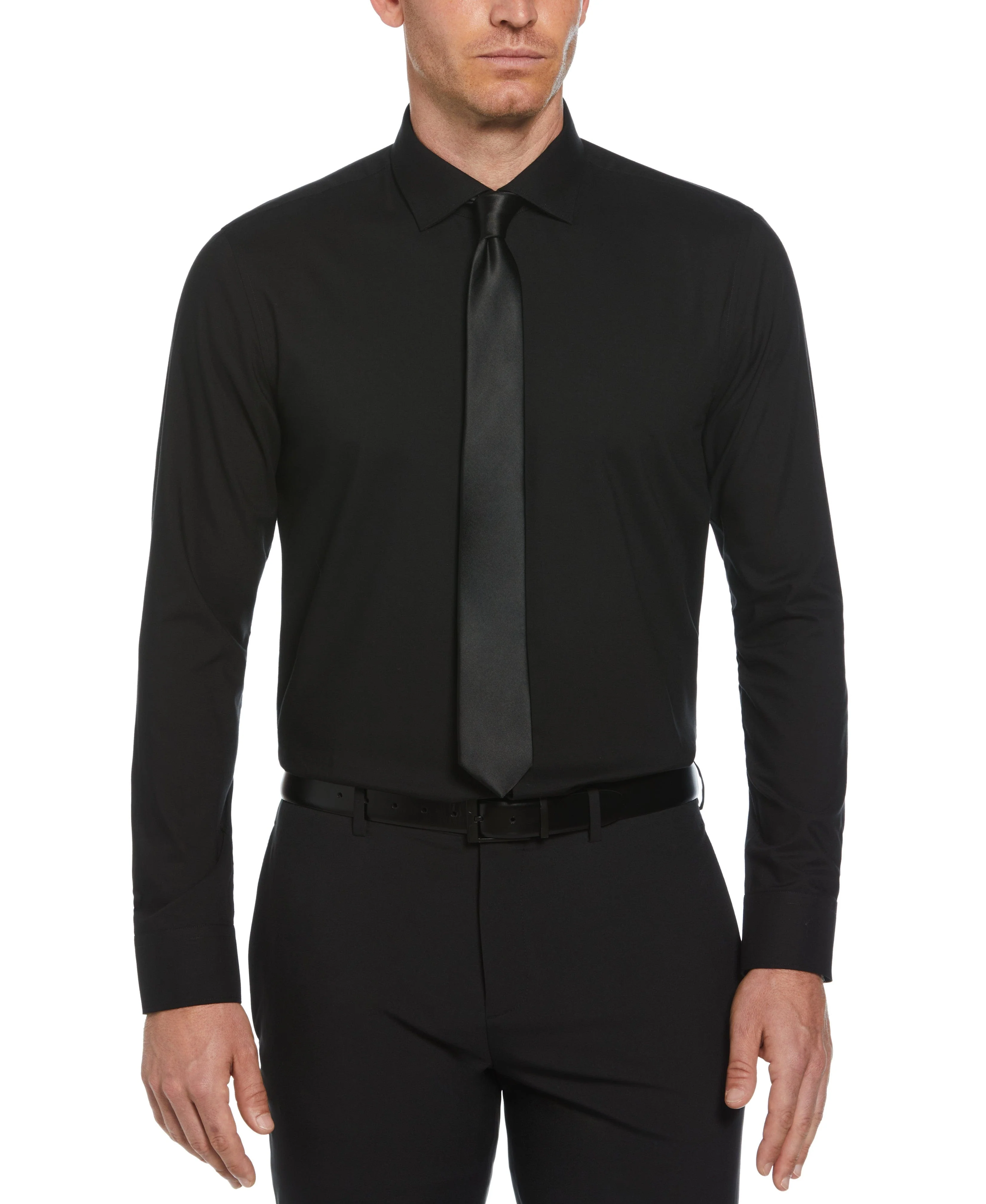Slim Fit Luxe Button-Down Tencel Twill Dress Shirt