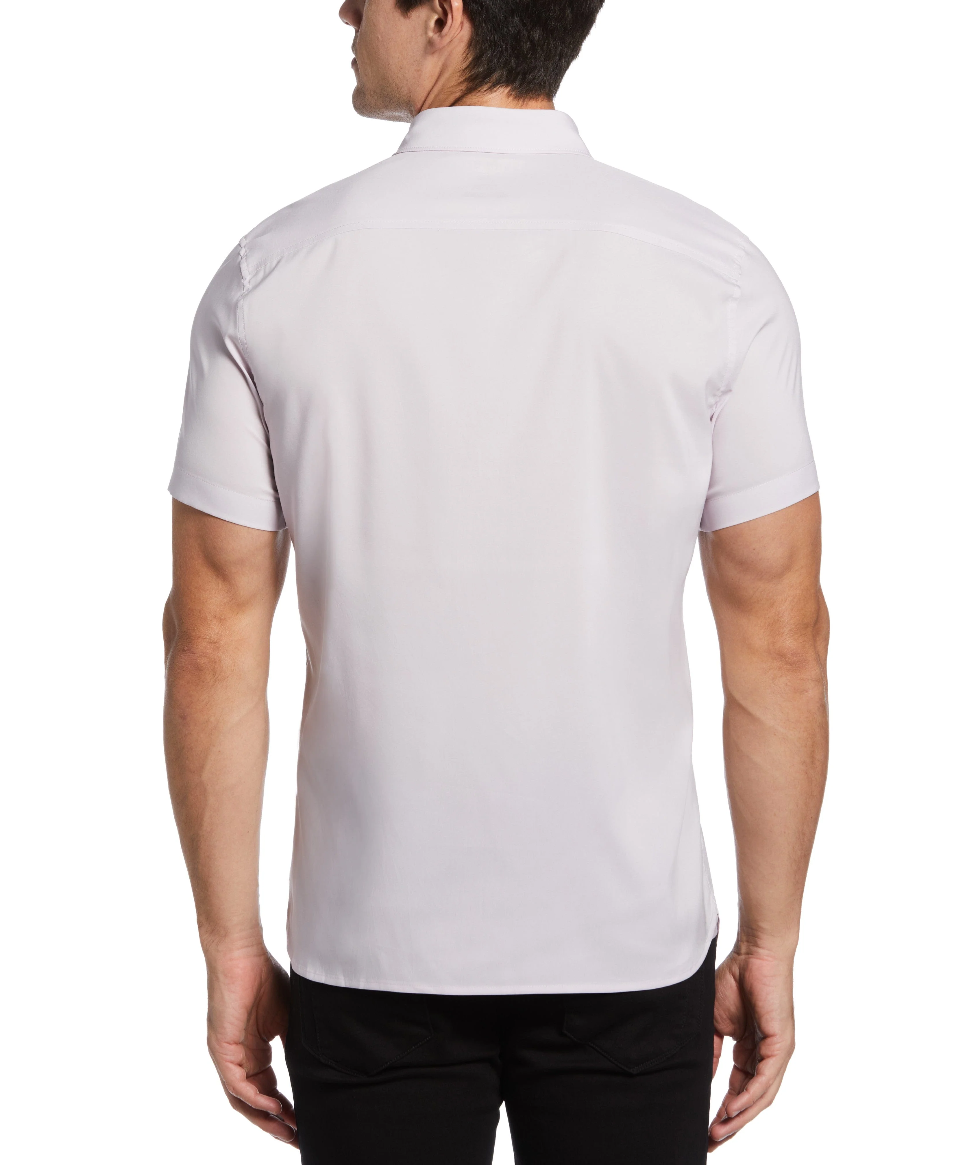 Total Stretch Slim Fit Heather Pocket Shirt