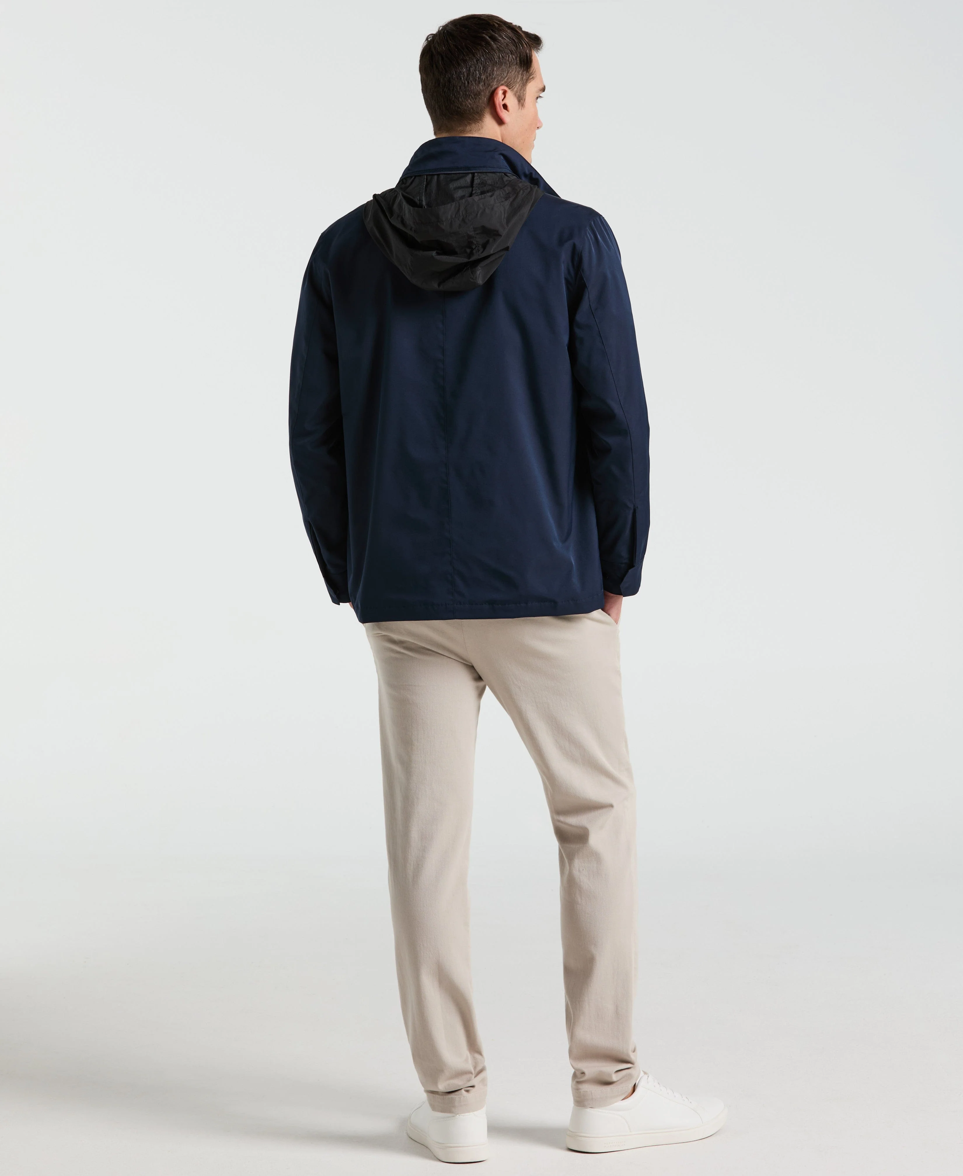 Iridescent Twill 6-Pocket Jacket