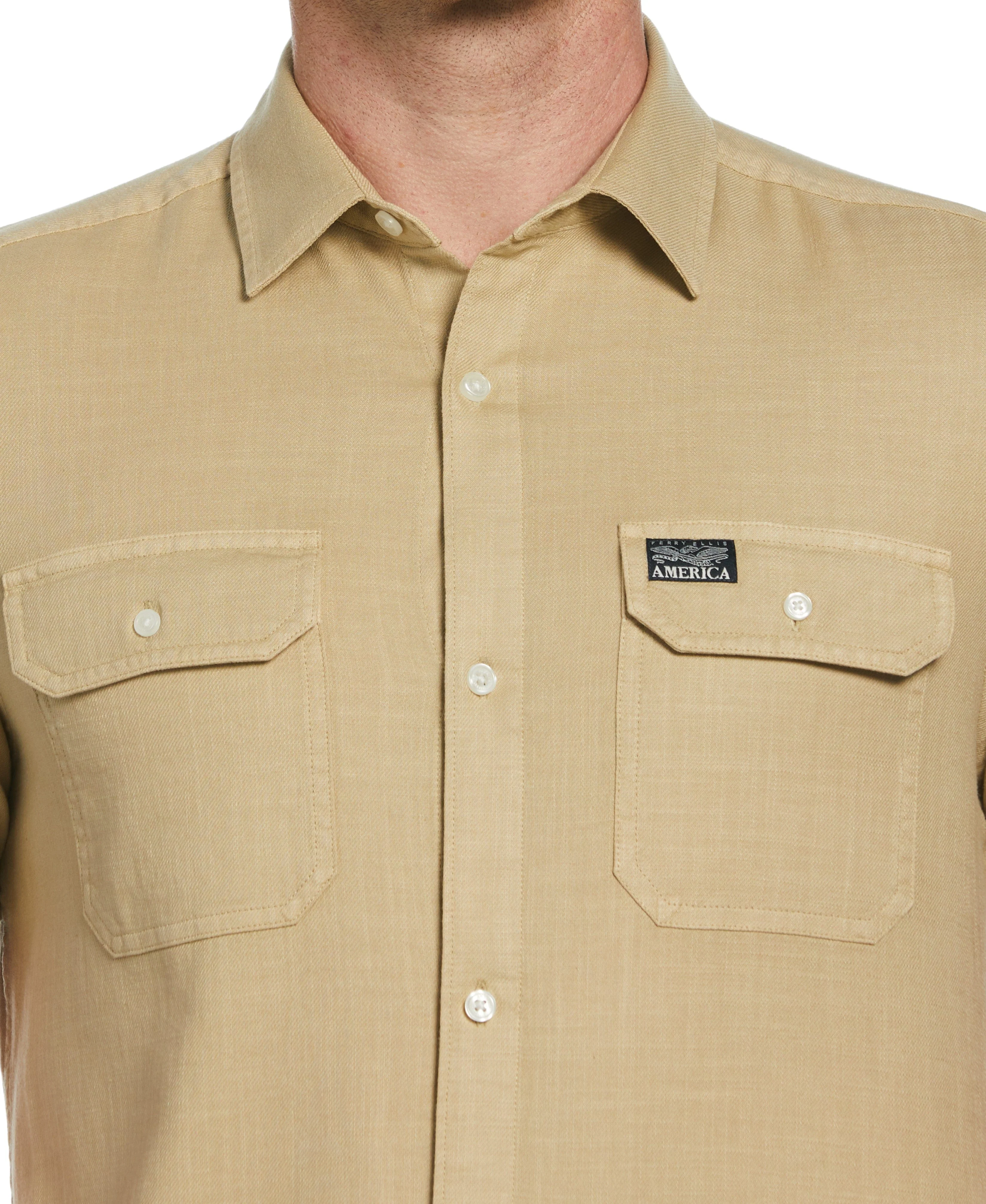 Cotton Slub Twill Shirt