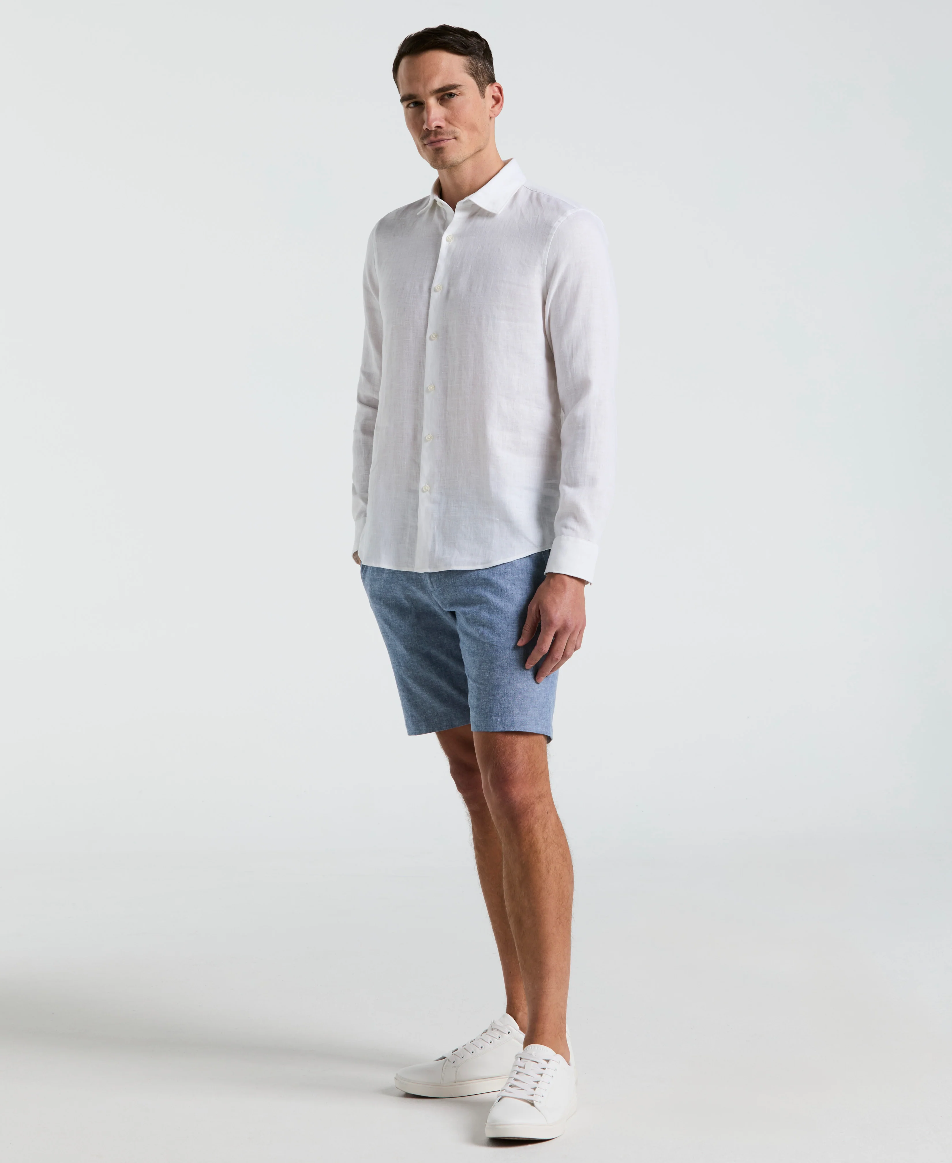 Solid Linen Shirt