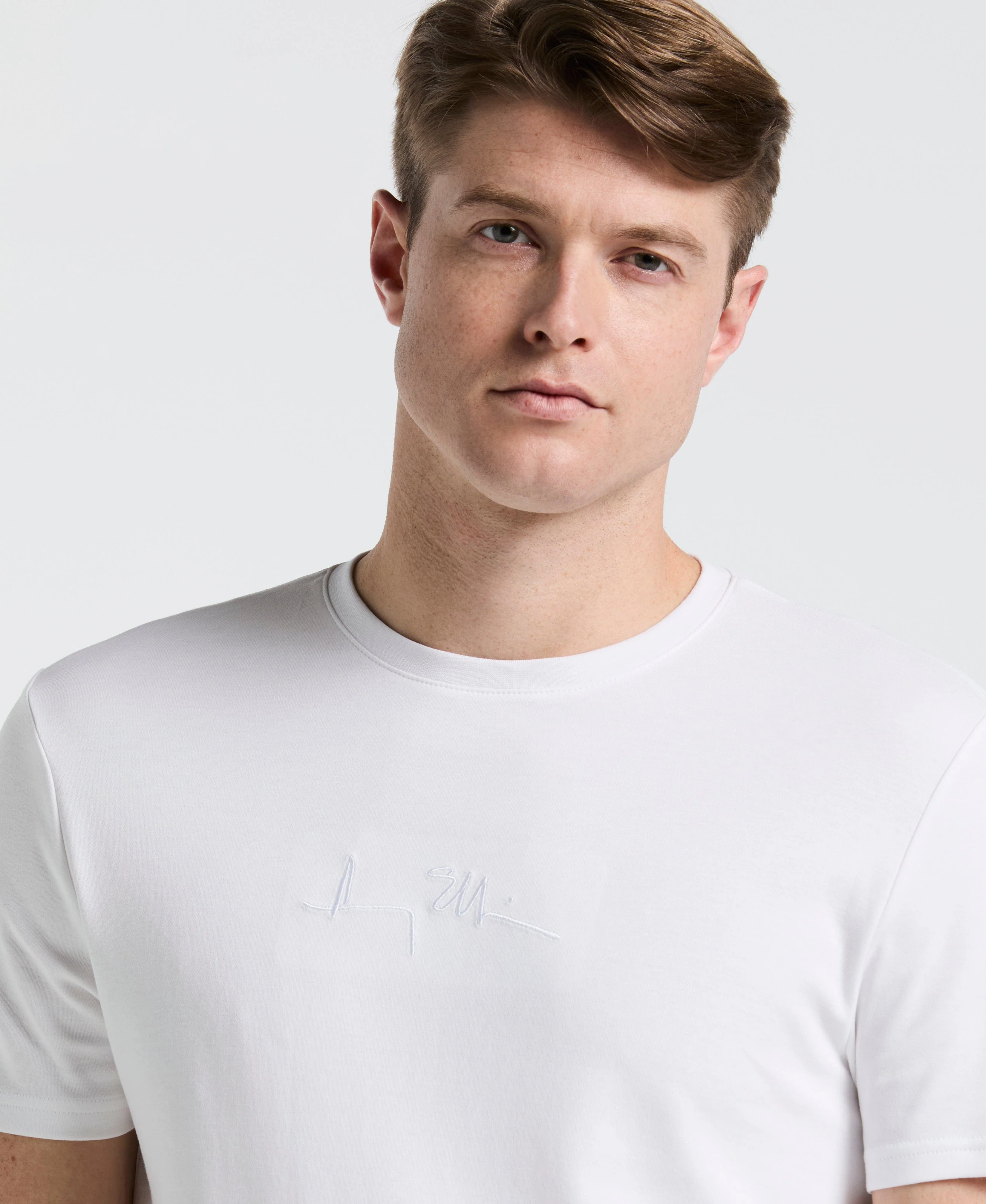 Bold Signature Crew Neck Tee