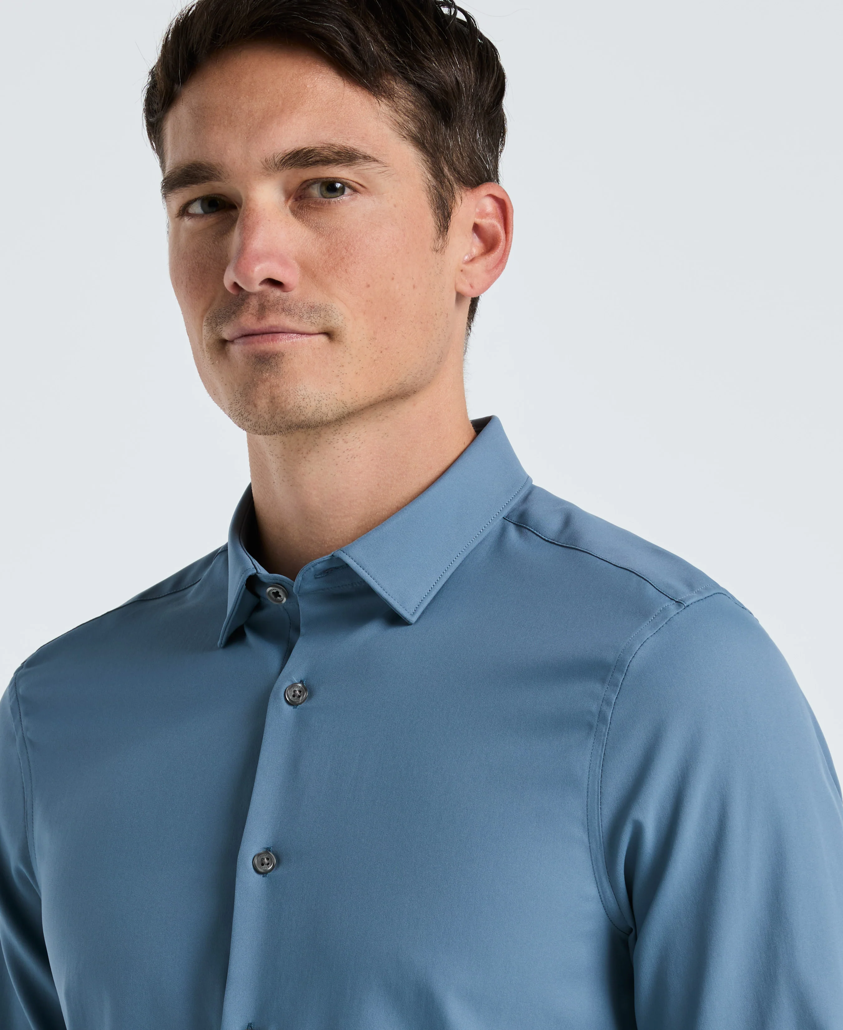 Untucked Total Stretch Slim Fit Shirt