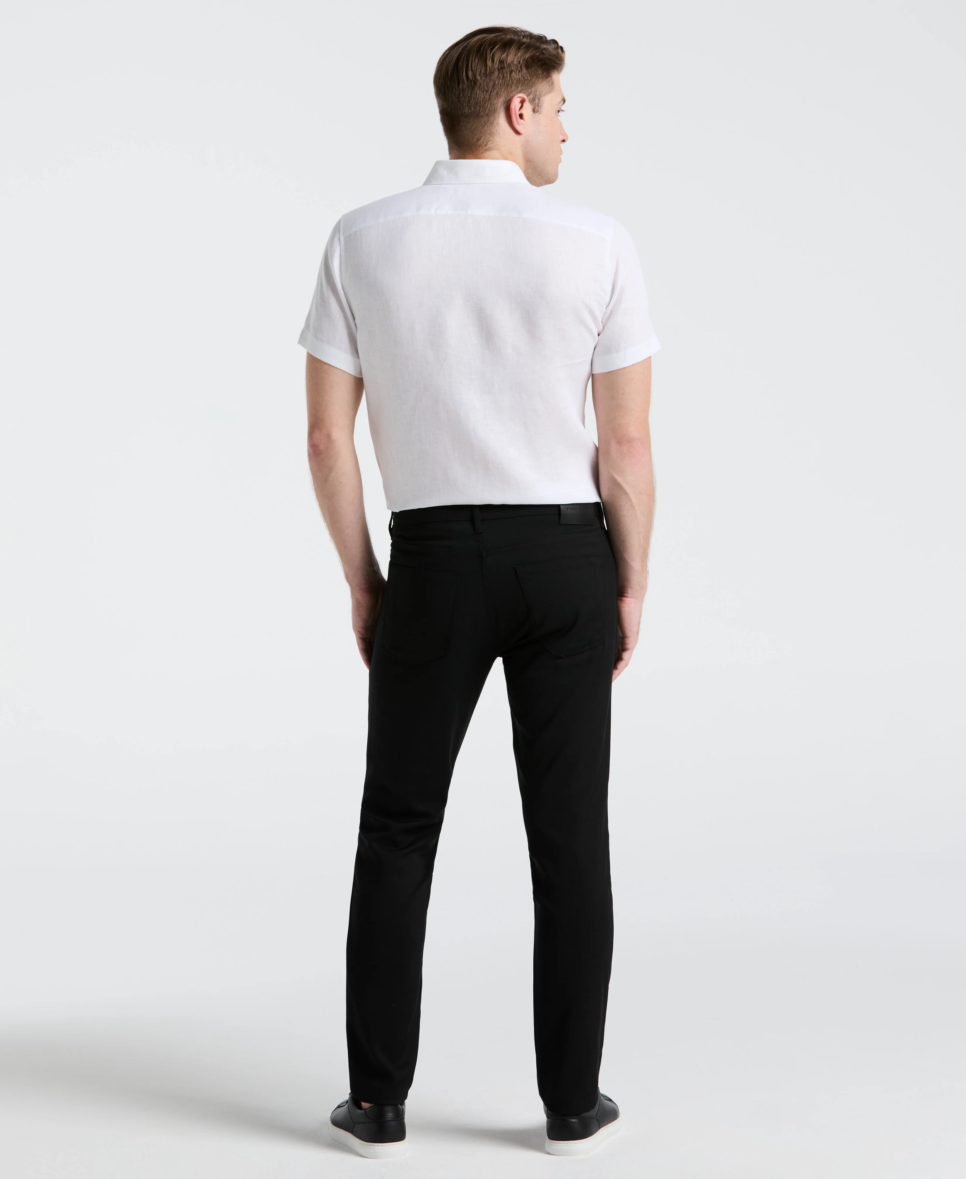 Slim Fit Double Cloth 5-Pocket Pants