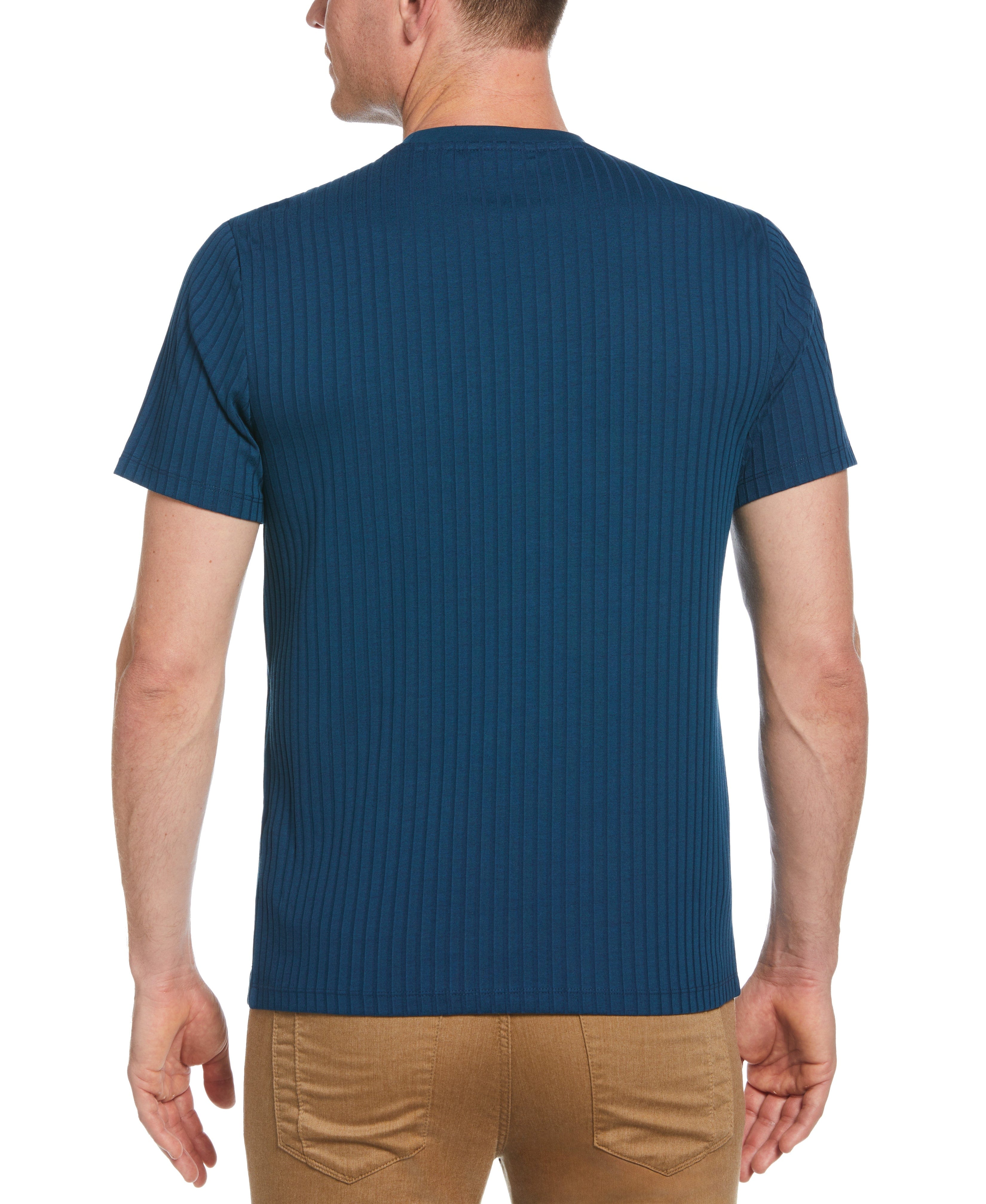 Ribbed Crew Neck Tee