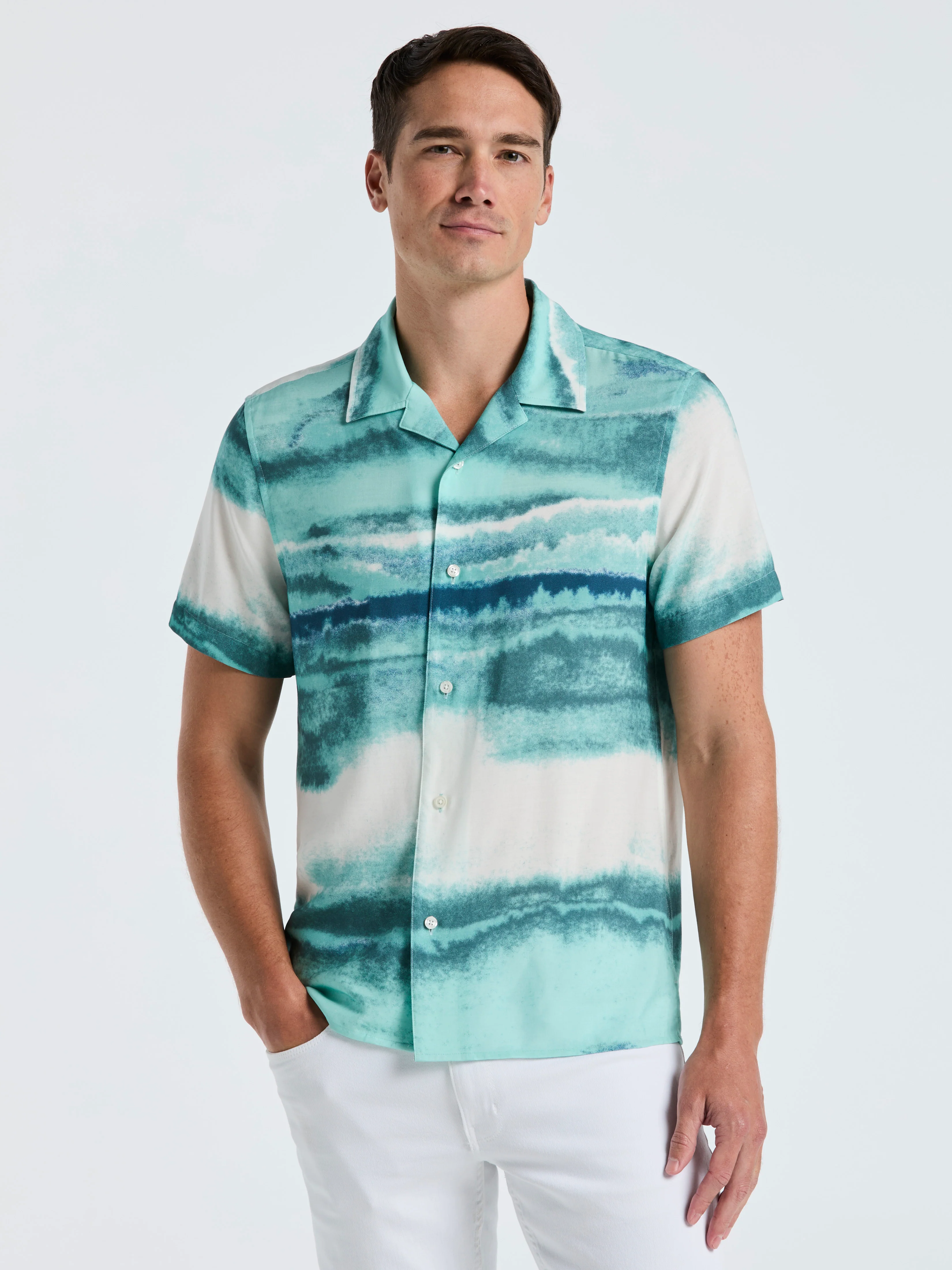 EcoVero™ Wave Print Shirt