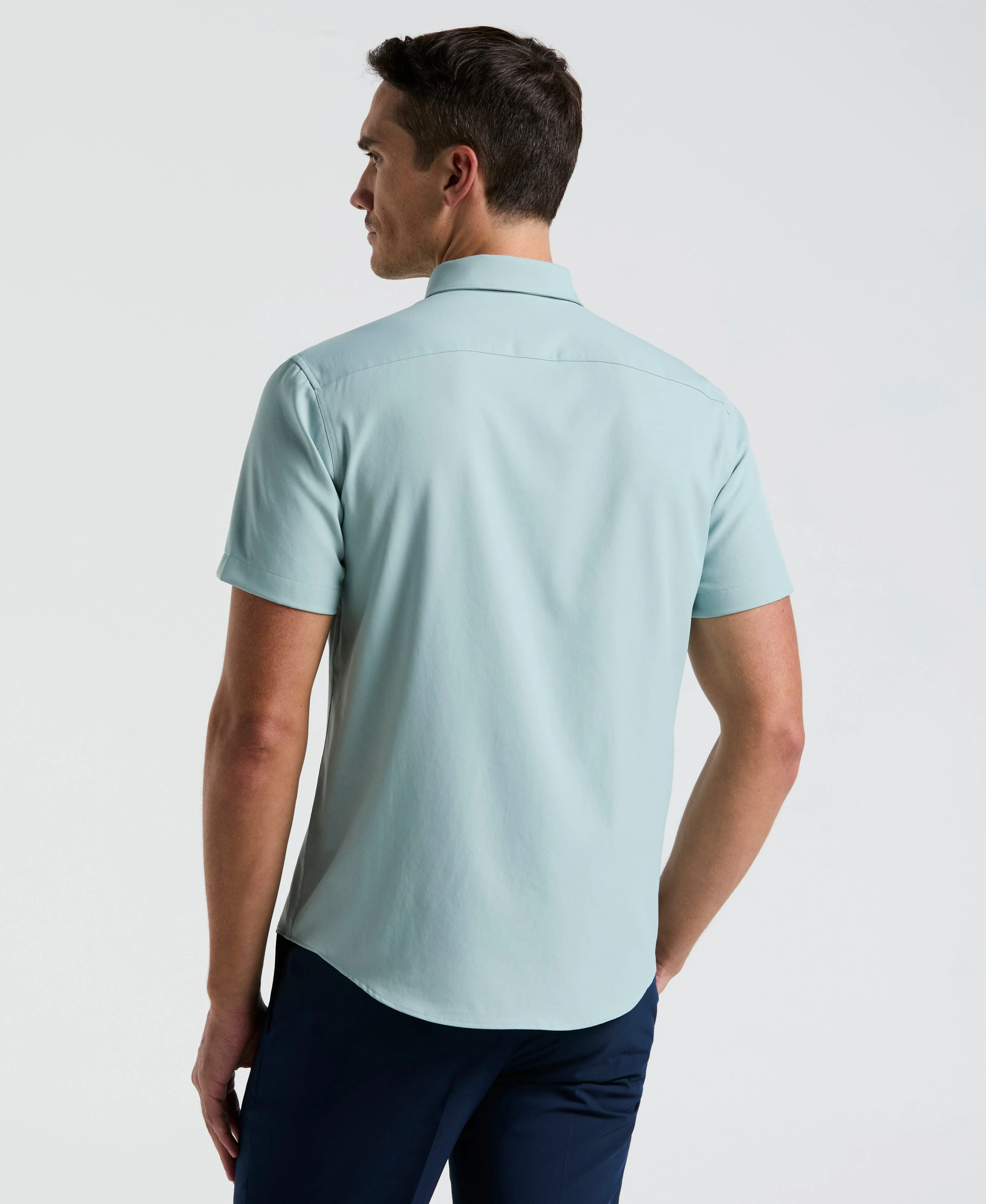 Slim Fit Total Stretch Solid Shirt