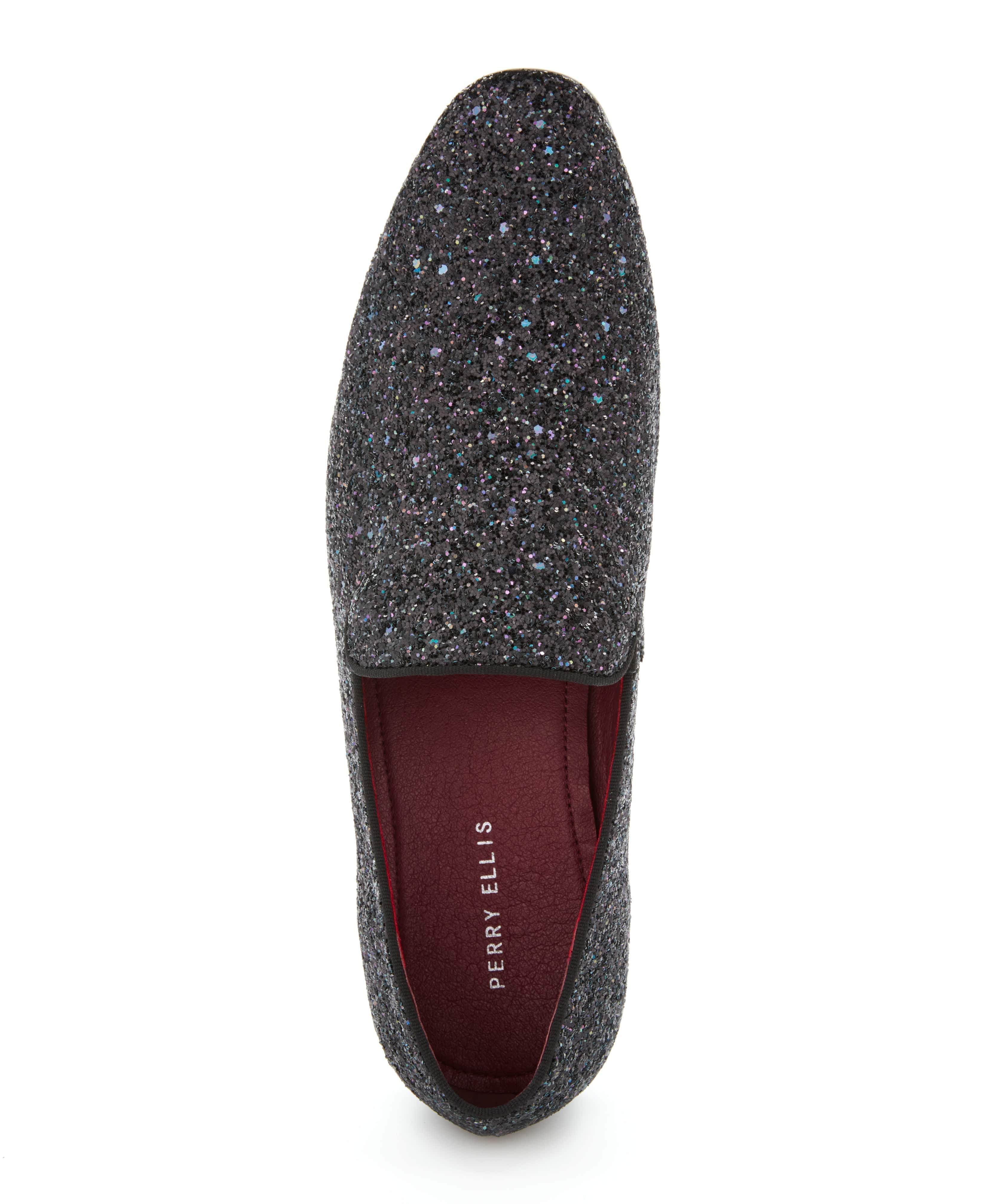 Iridescent Glitter Loafers