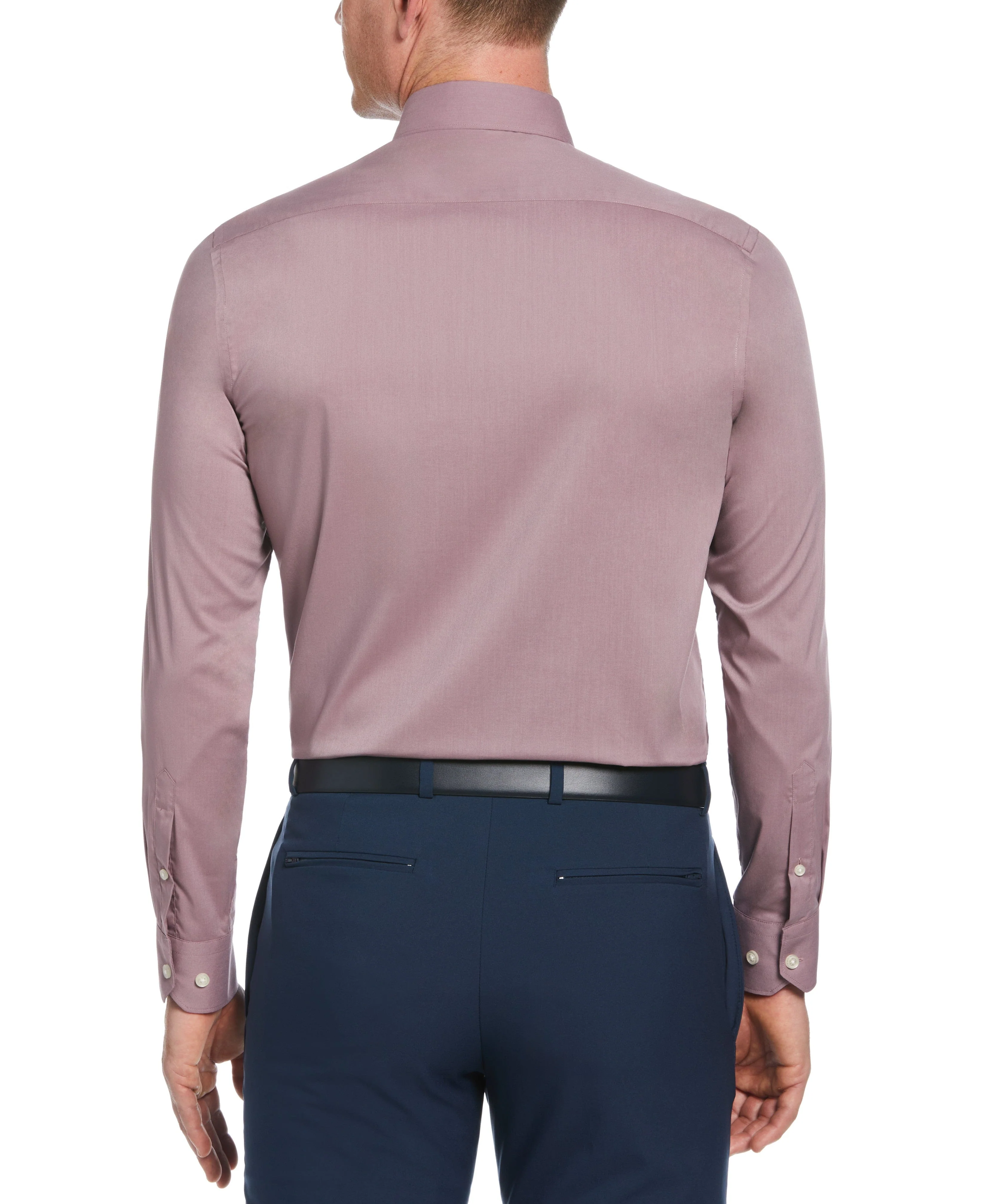 Slim Fit Solid Dress Shirt