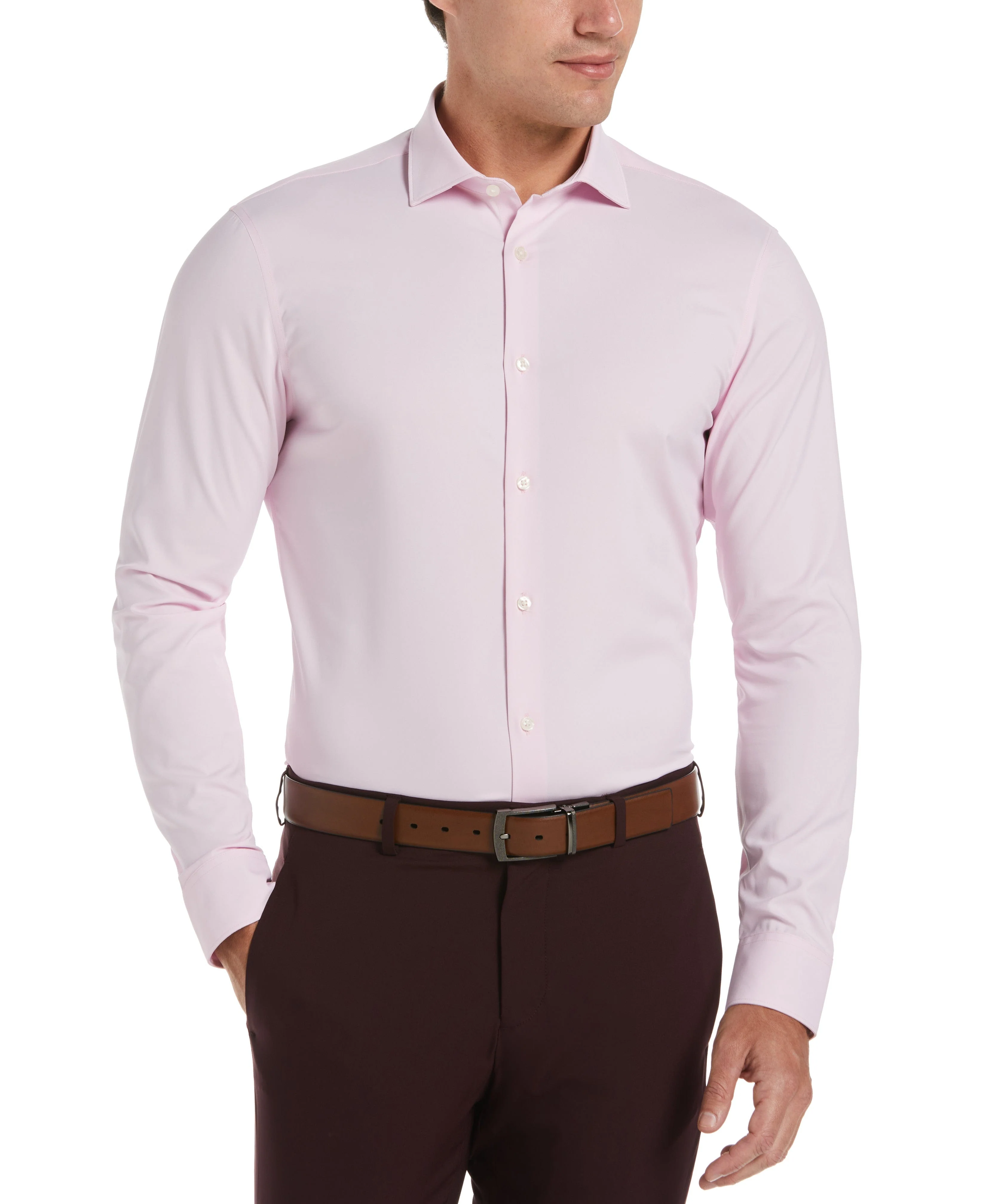 Very Slim Fit Pink Tech Dress Shirt