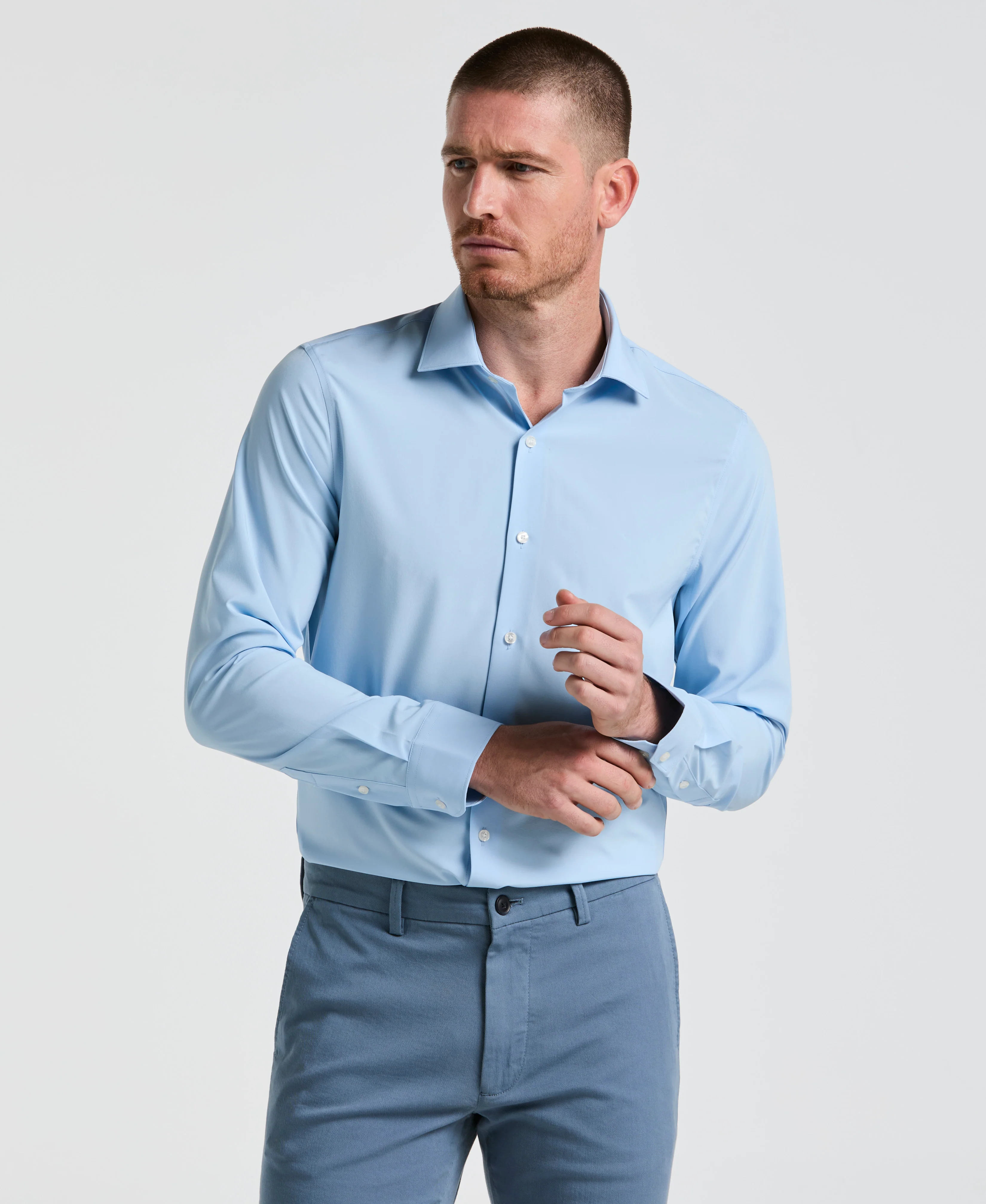 Performance Tech Solid Dress Shirt