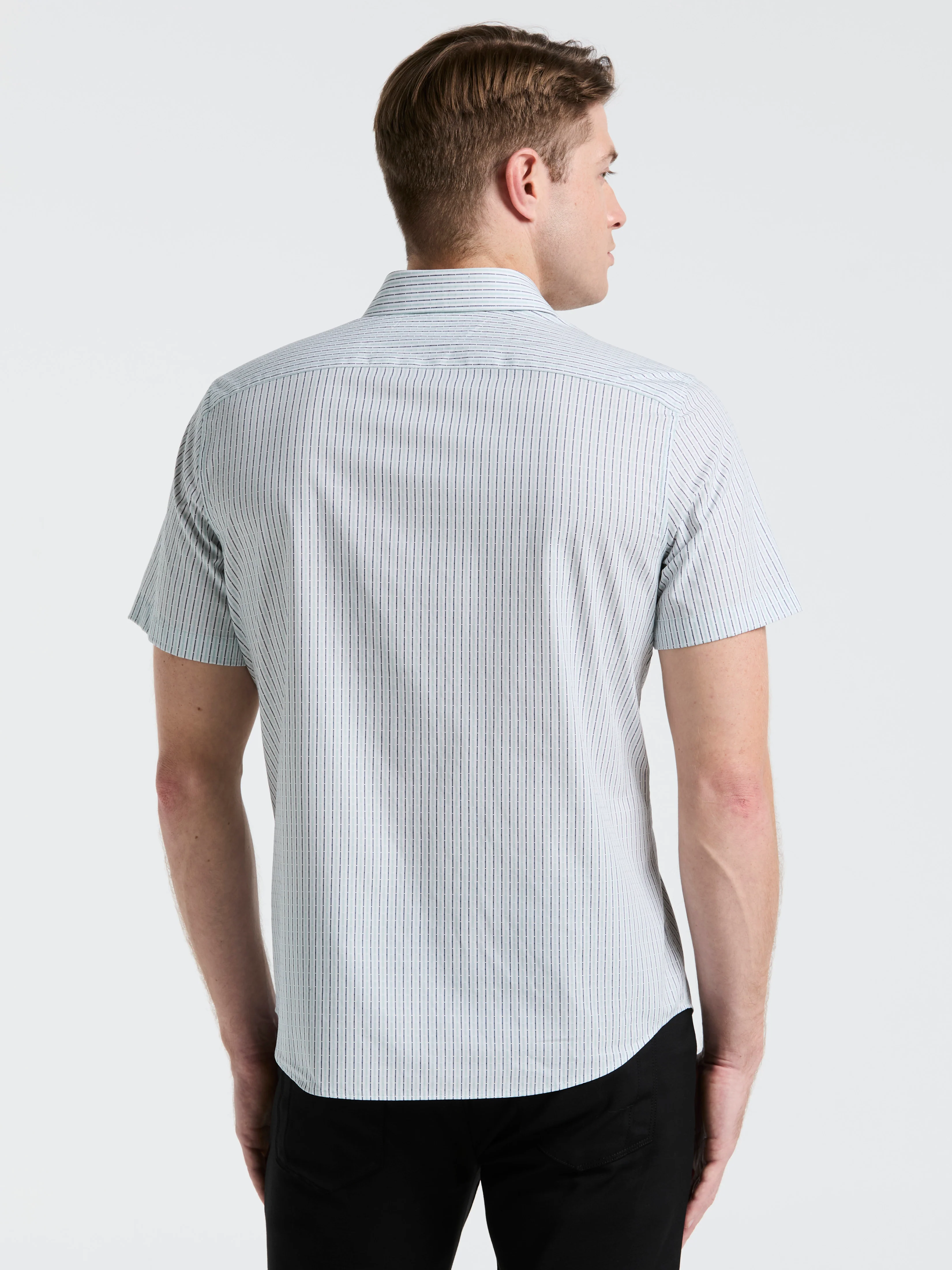 Cotton Dobby Stripe Shirt