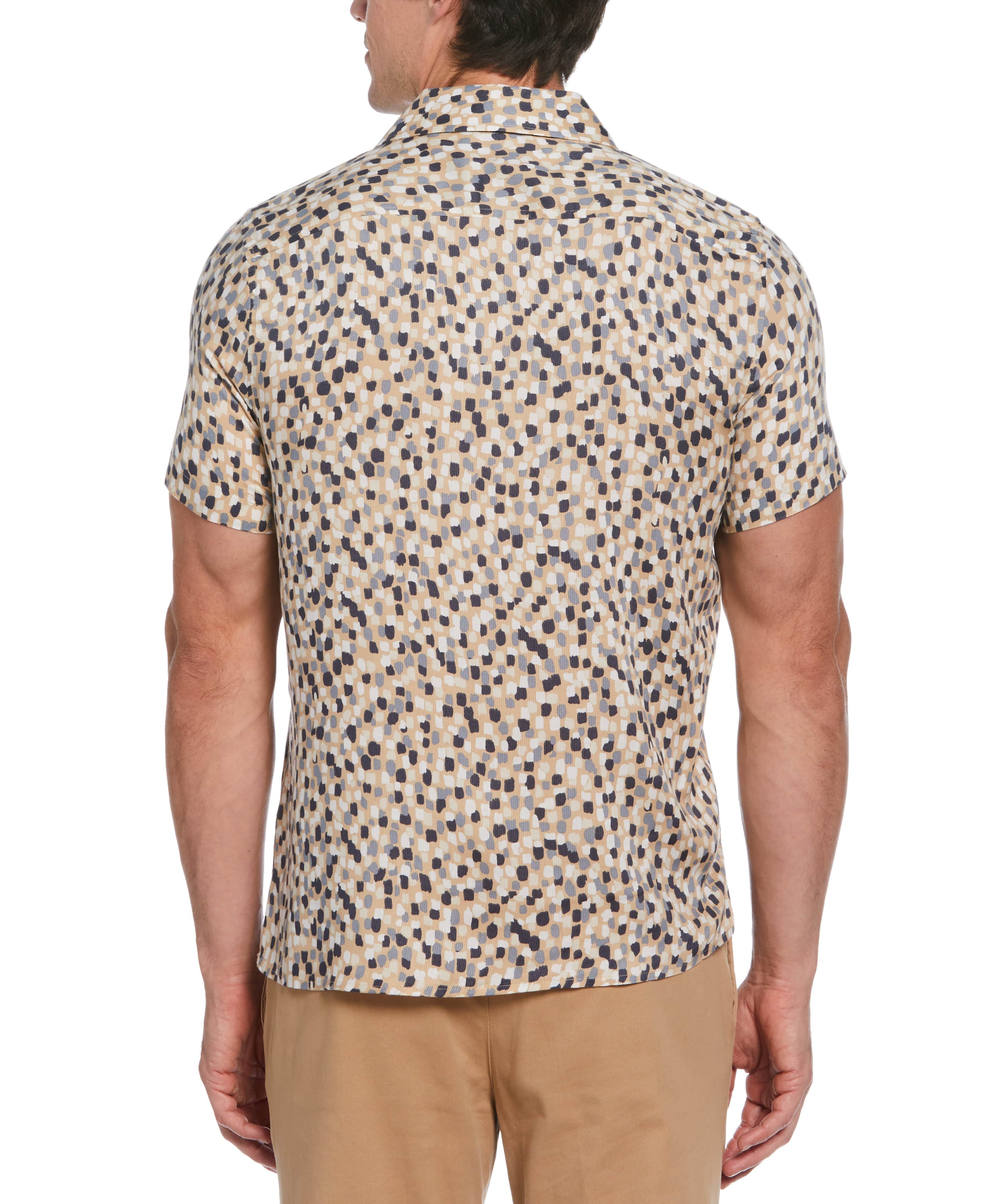 Confetti Print Camp Soft Shirt