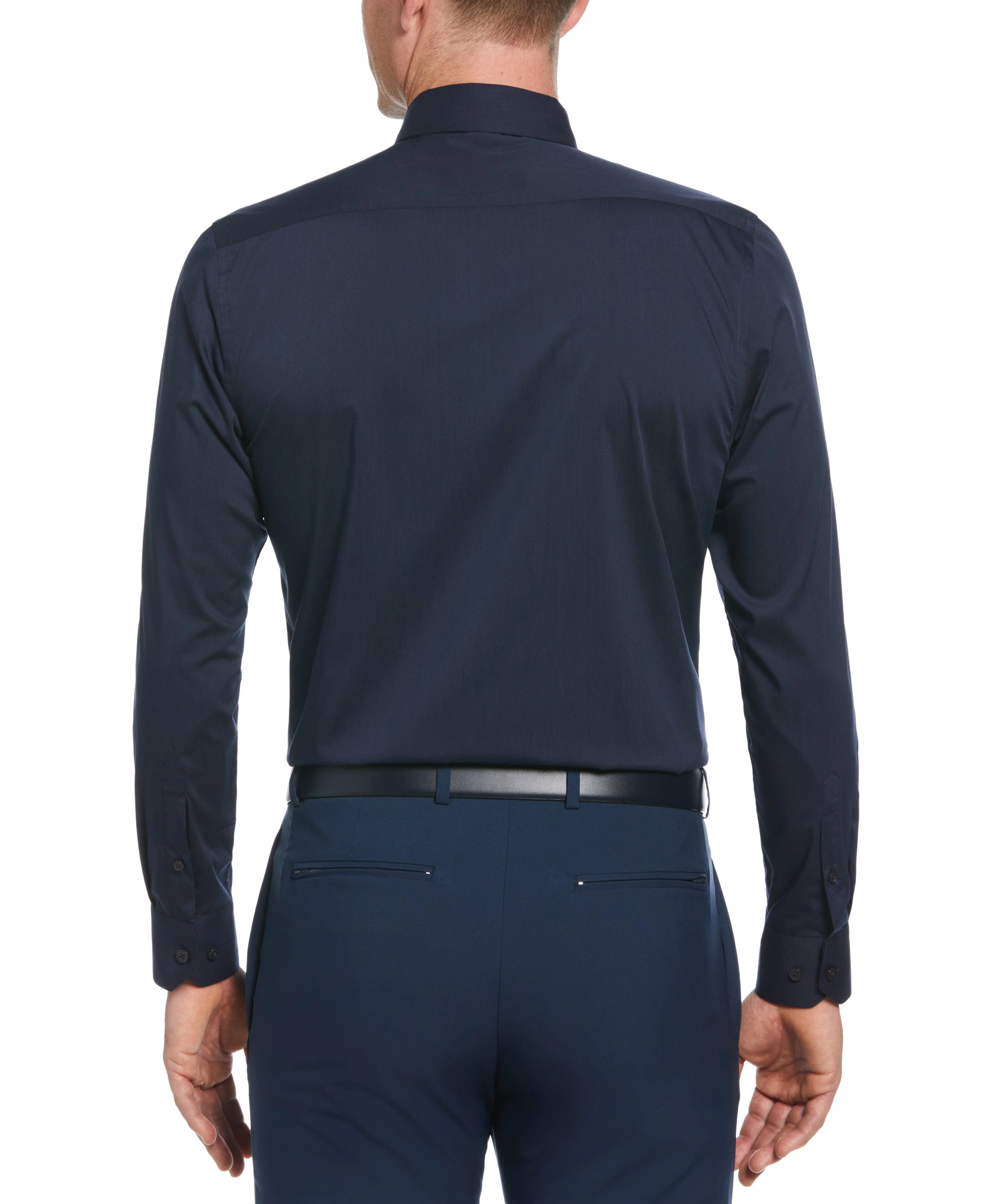 Slim Fit Solid Dress Shirt