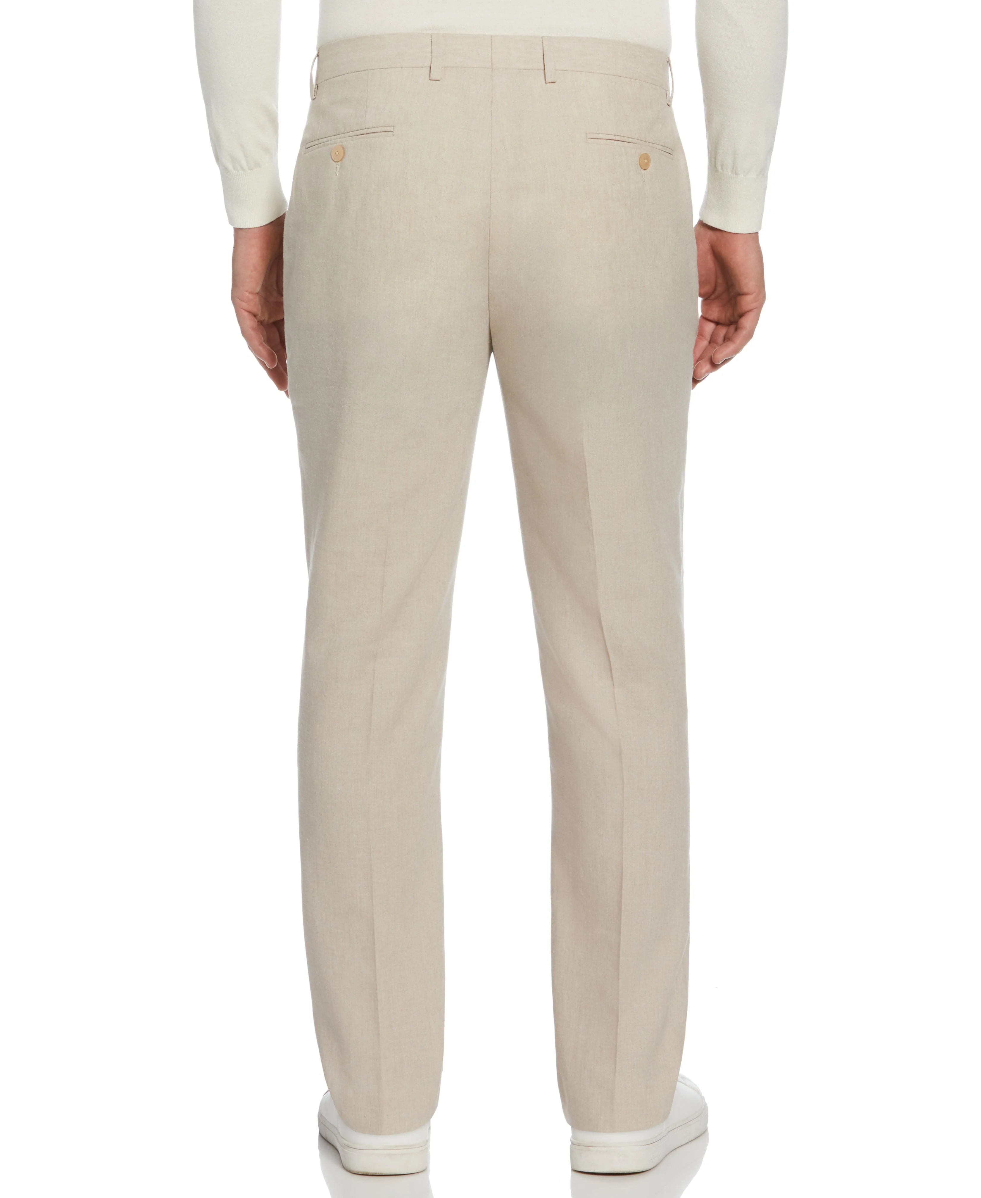 Slim Fit Linen Blend Suit Pant