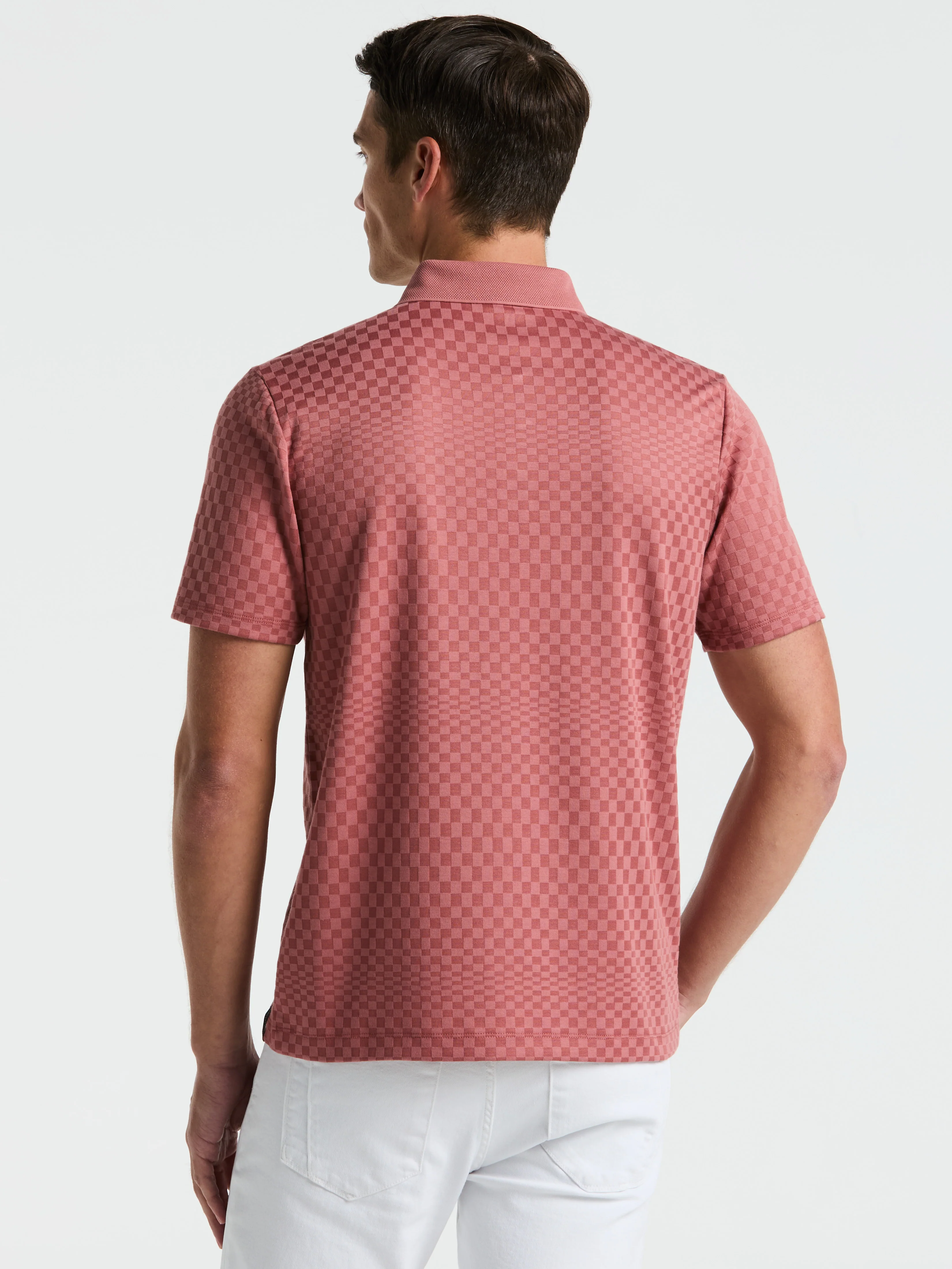 Textured Ombre Polo Shirt