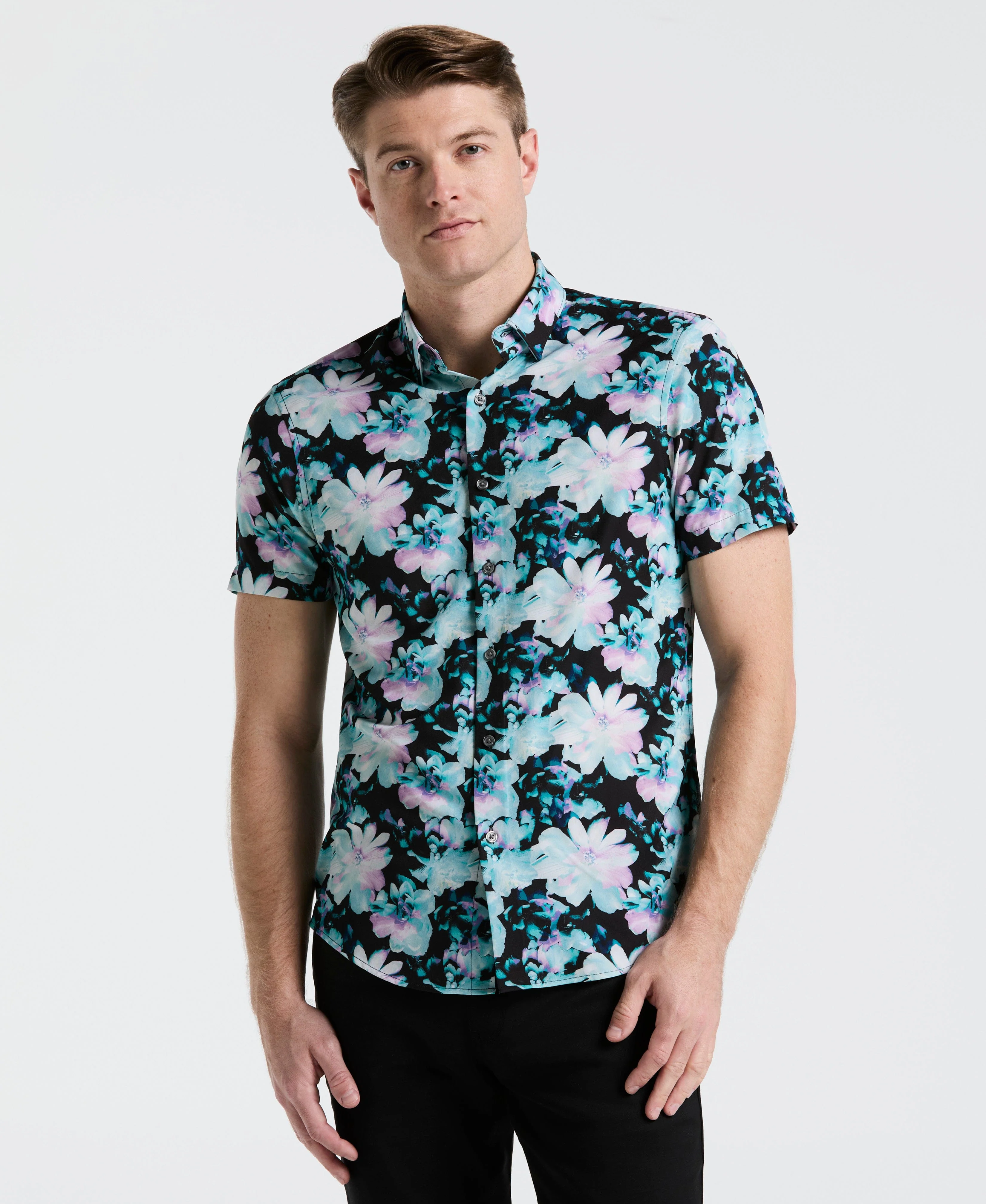 Slim Fit Floral Print Shirt
