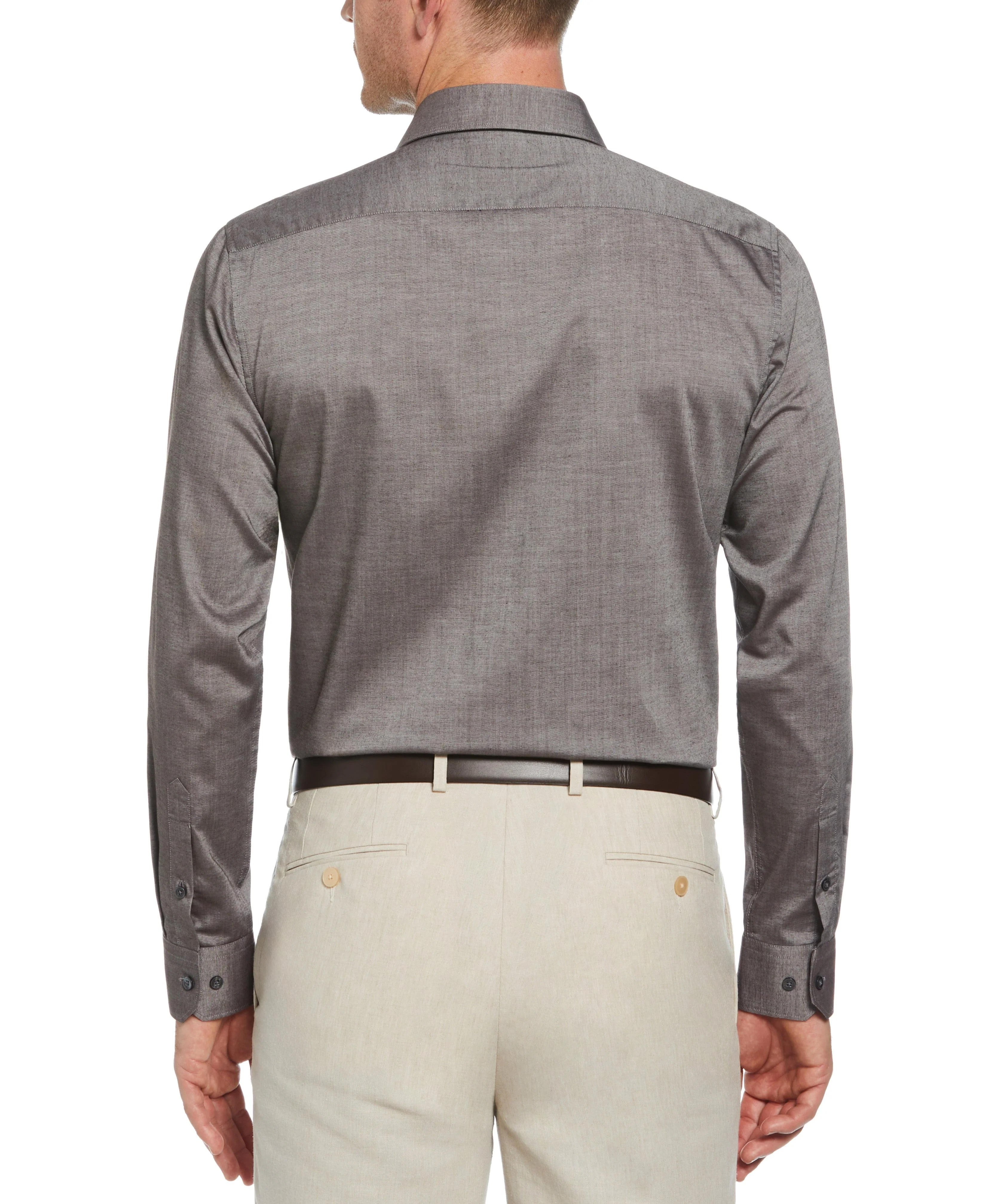 Slim Fit Luxe Button-Down Tencel Twill Dress Shirt