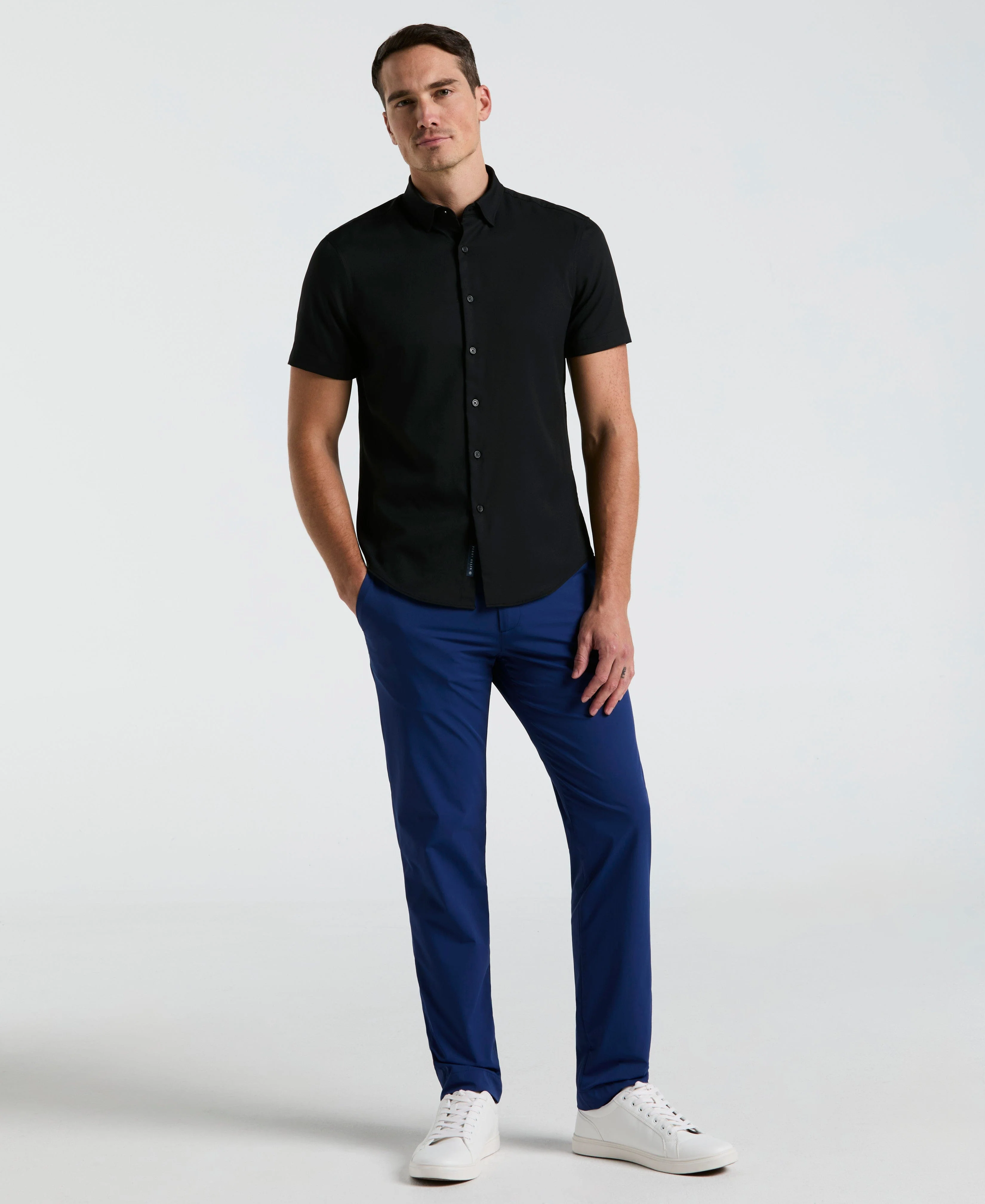 Slim Fit Total Stretch Solid Shirt