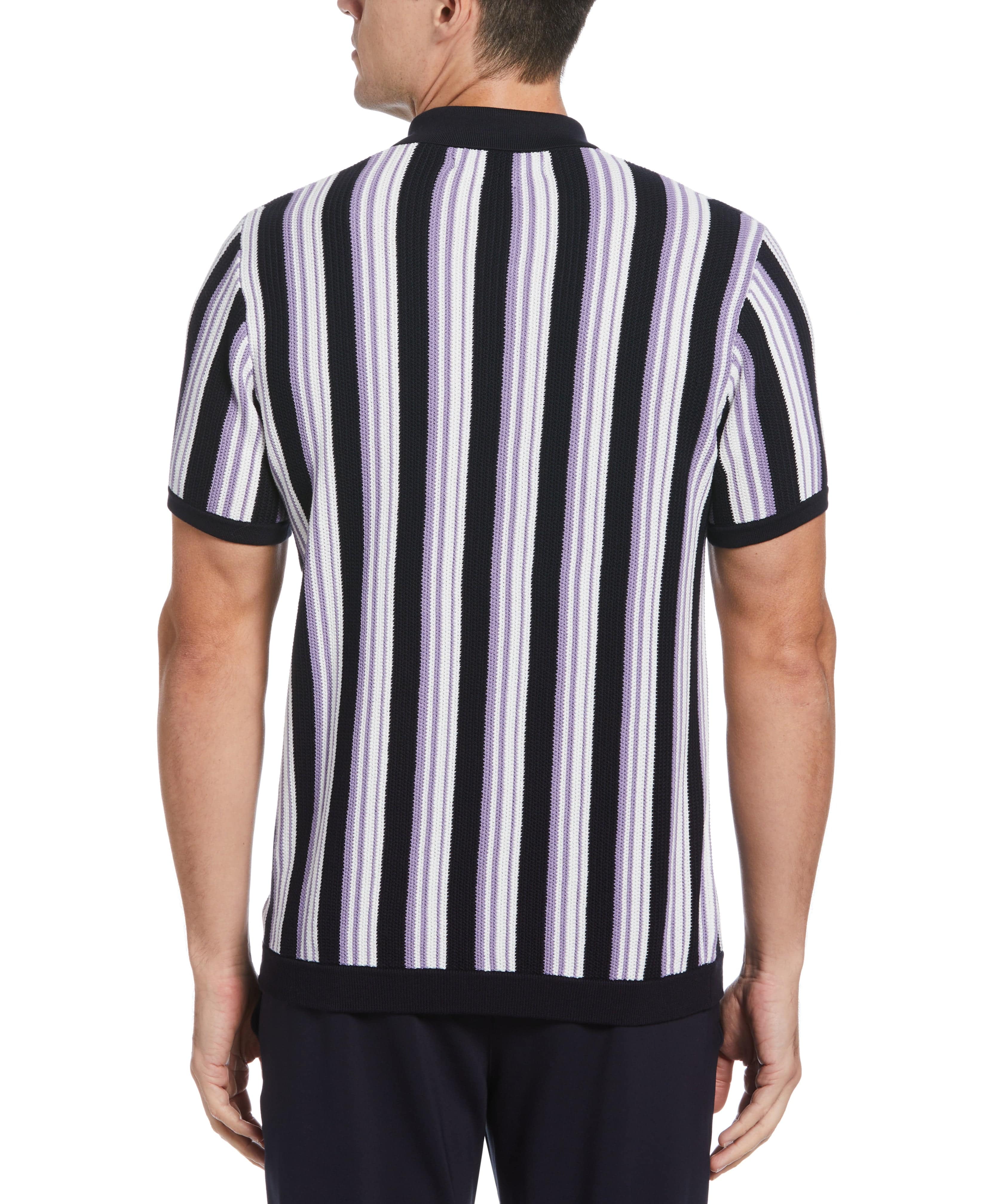Vertical Stripe Polo