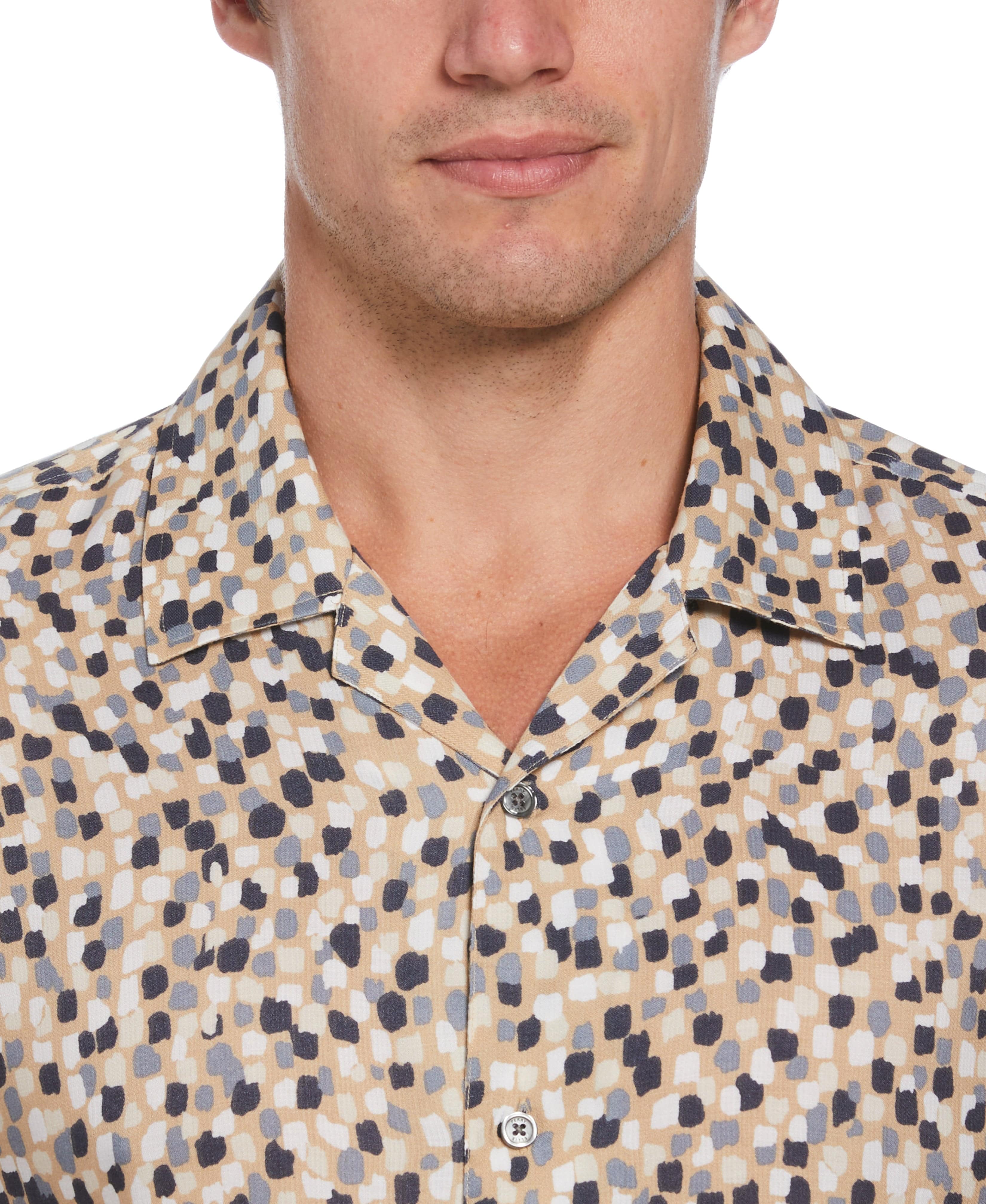 Confetti Print Camp Soft Shirt