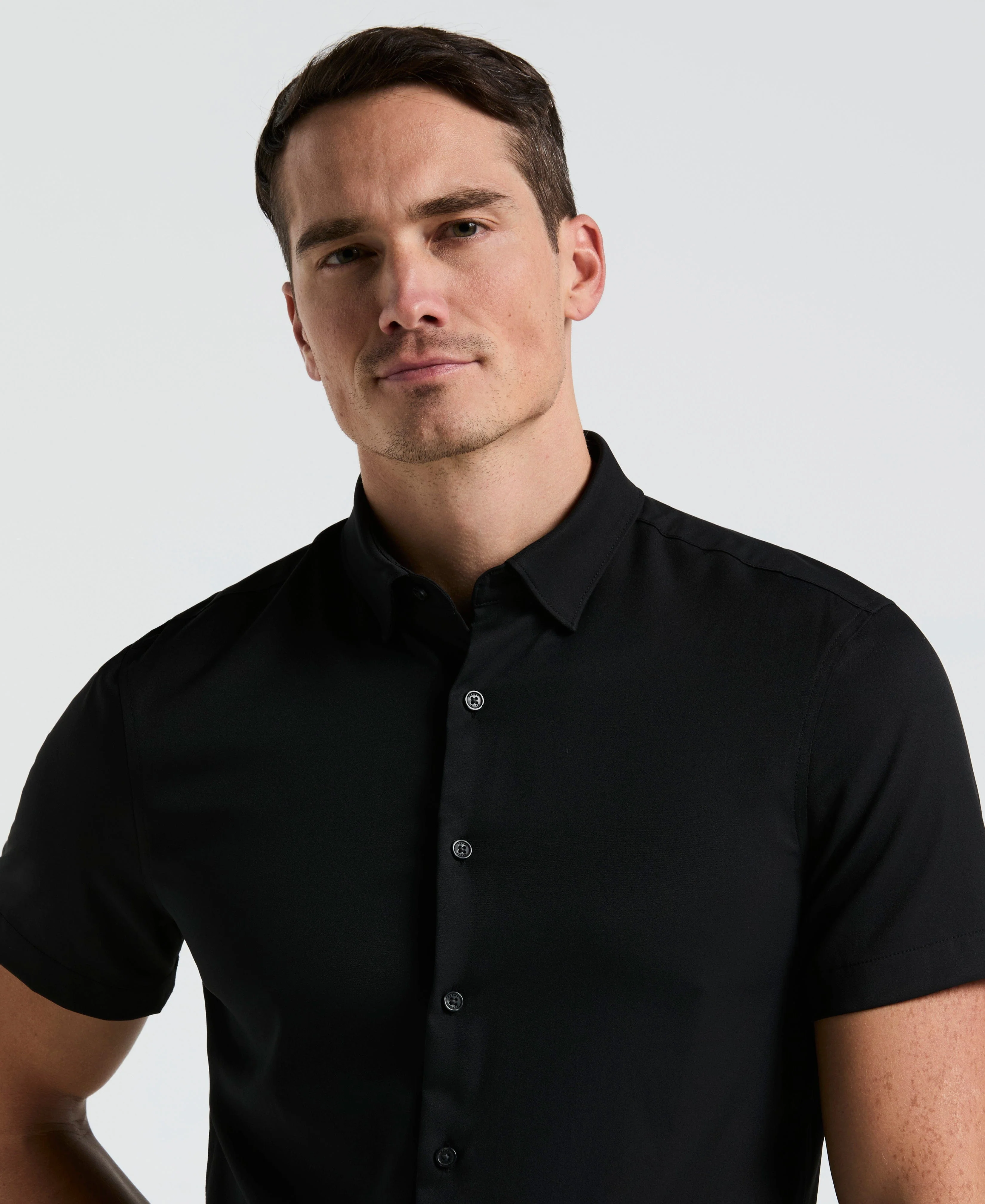 Slim Fit Total Stretch Solid Shirt